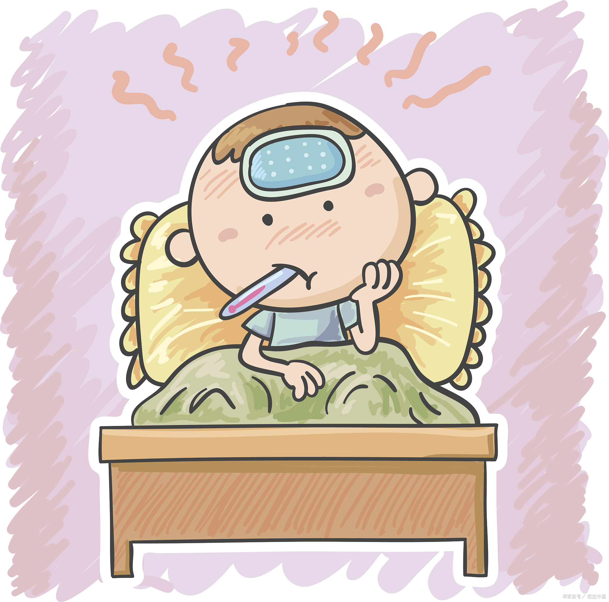 5℃,且持续时间较长不退烧,家长可以采取以下措施:服用解热药:可以给
