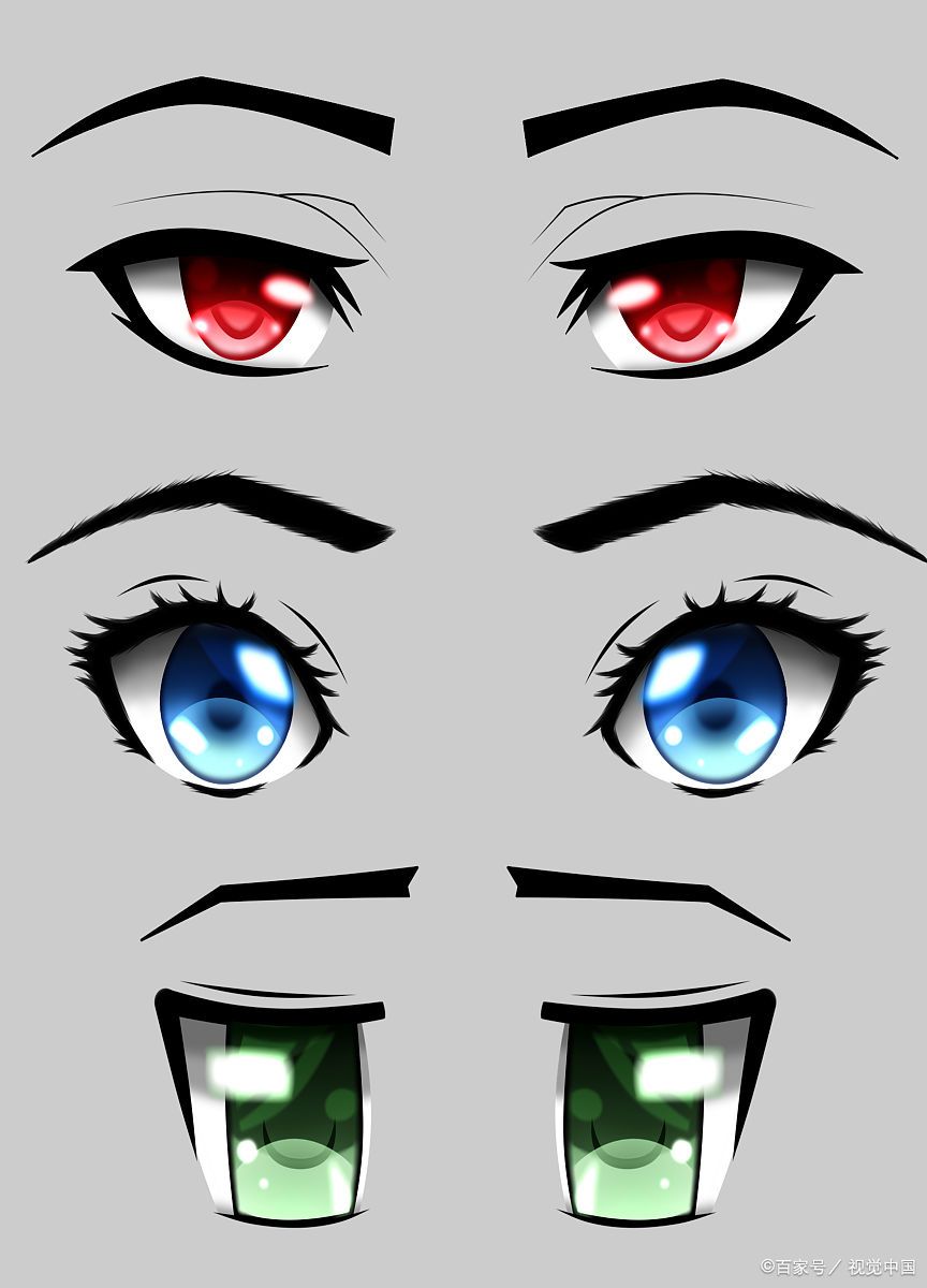 如何画动漫眼睛动漫眼睛绘画全攻略:绝绝子!解锁角色眼神魅力