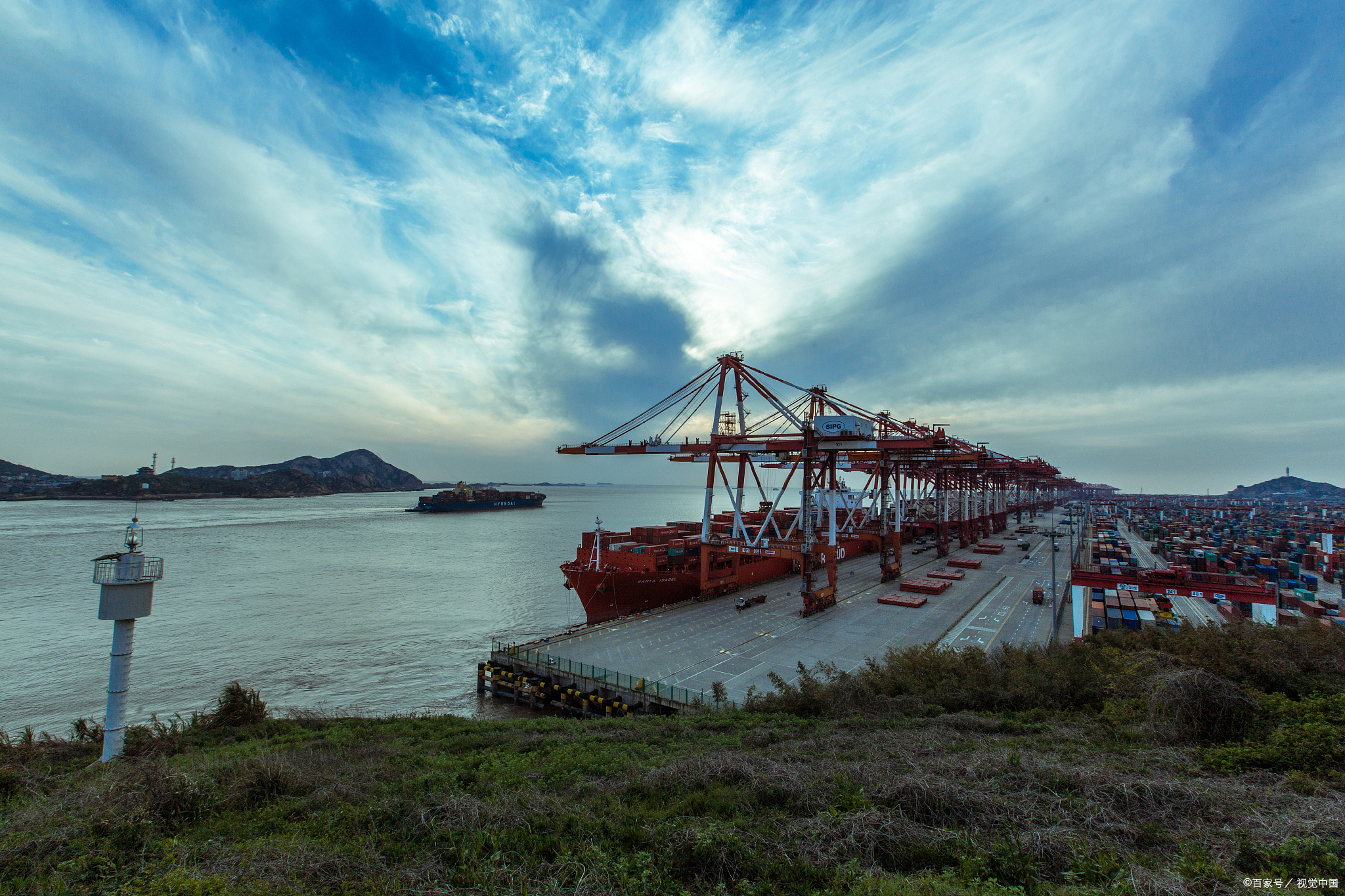 玉环大麦屿港口,现代工业风光,摄影打卡超独特!
