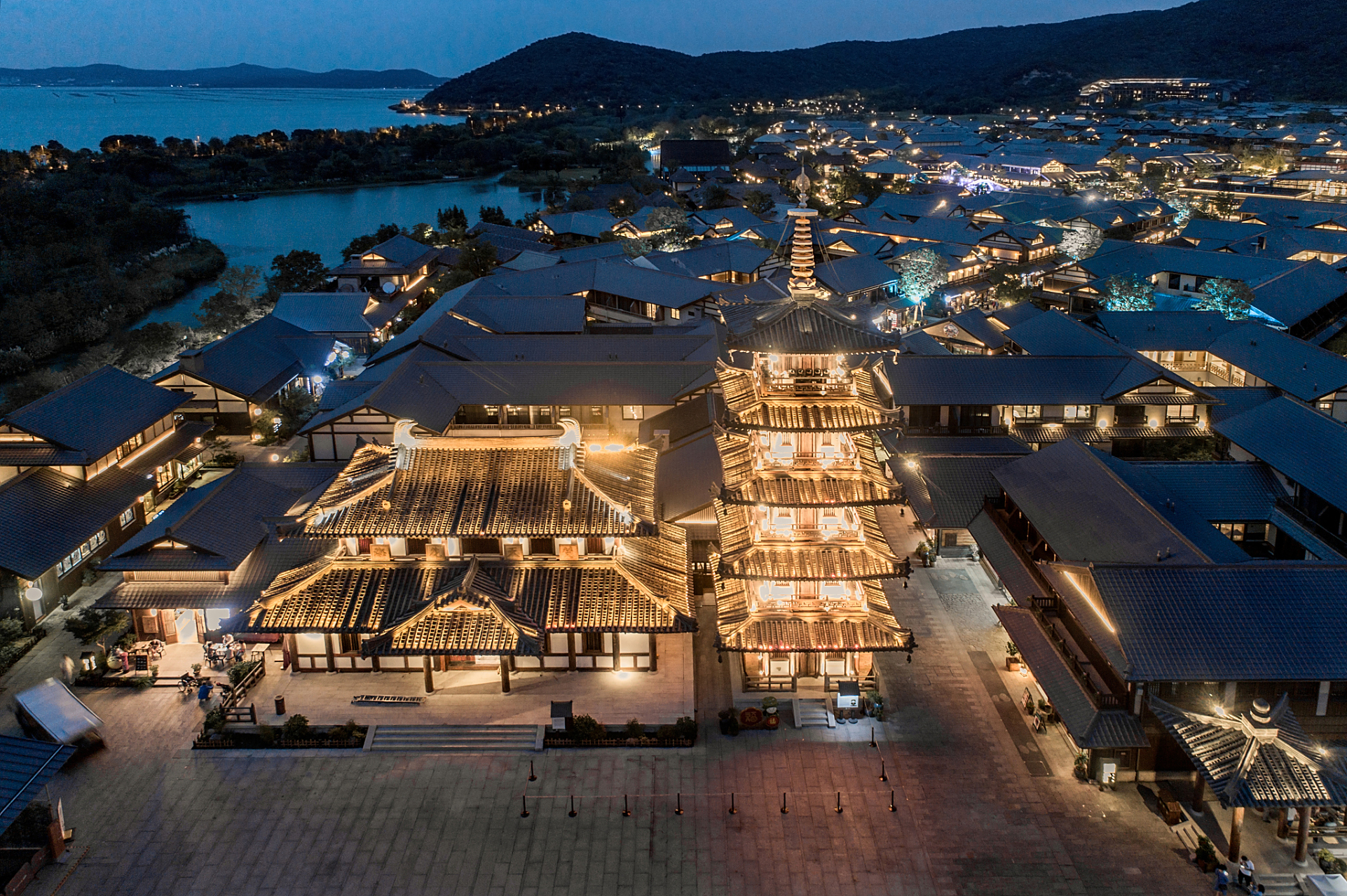 无锡拈花湾景区,一座占地106.