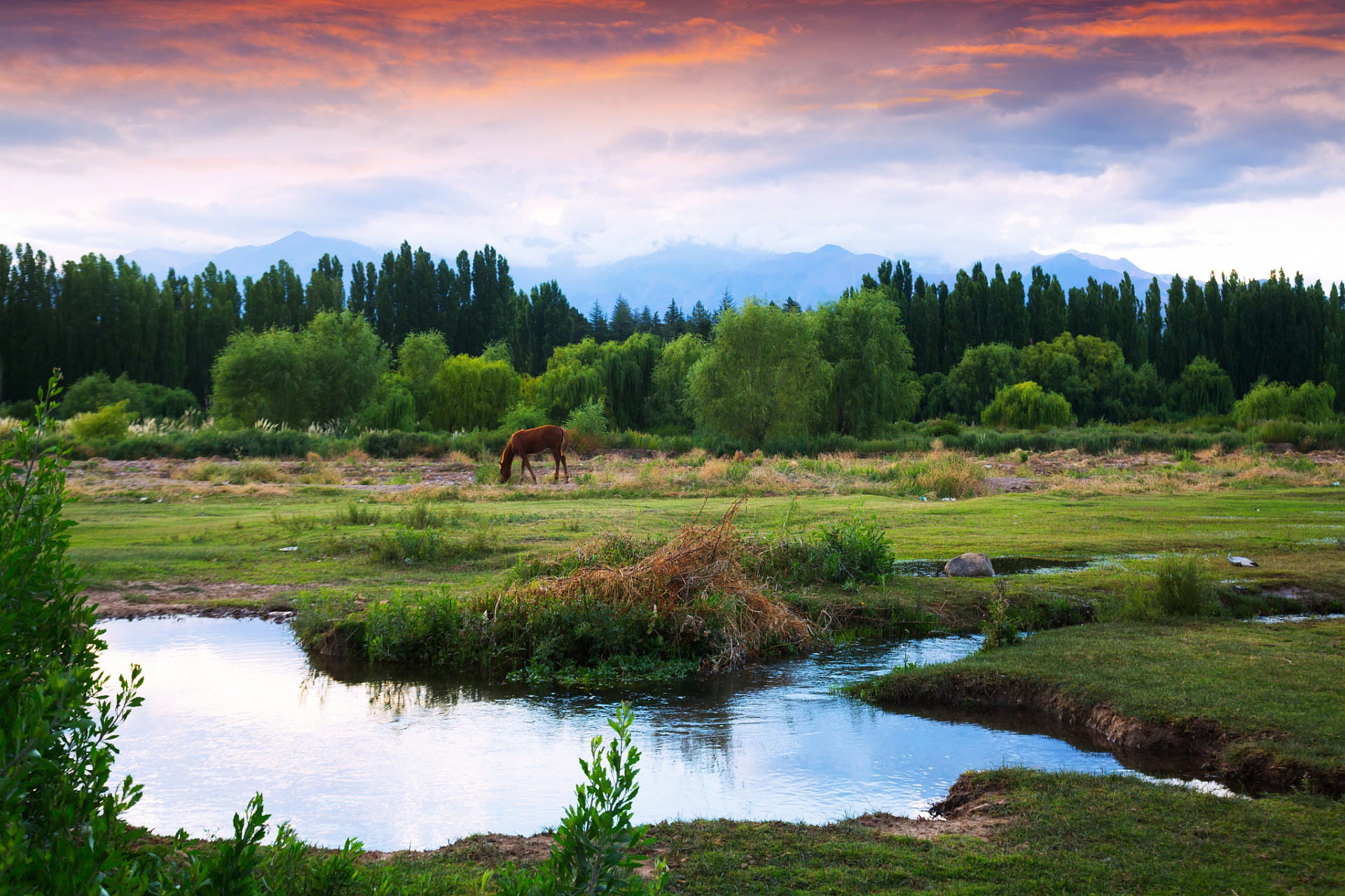 新疆维吾尔自治区博州库木吐县,是一处以自然生态景观为主要特色的