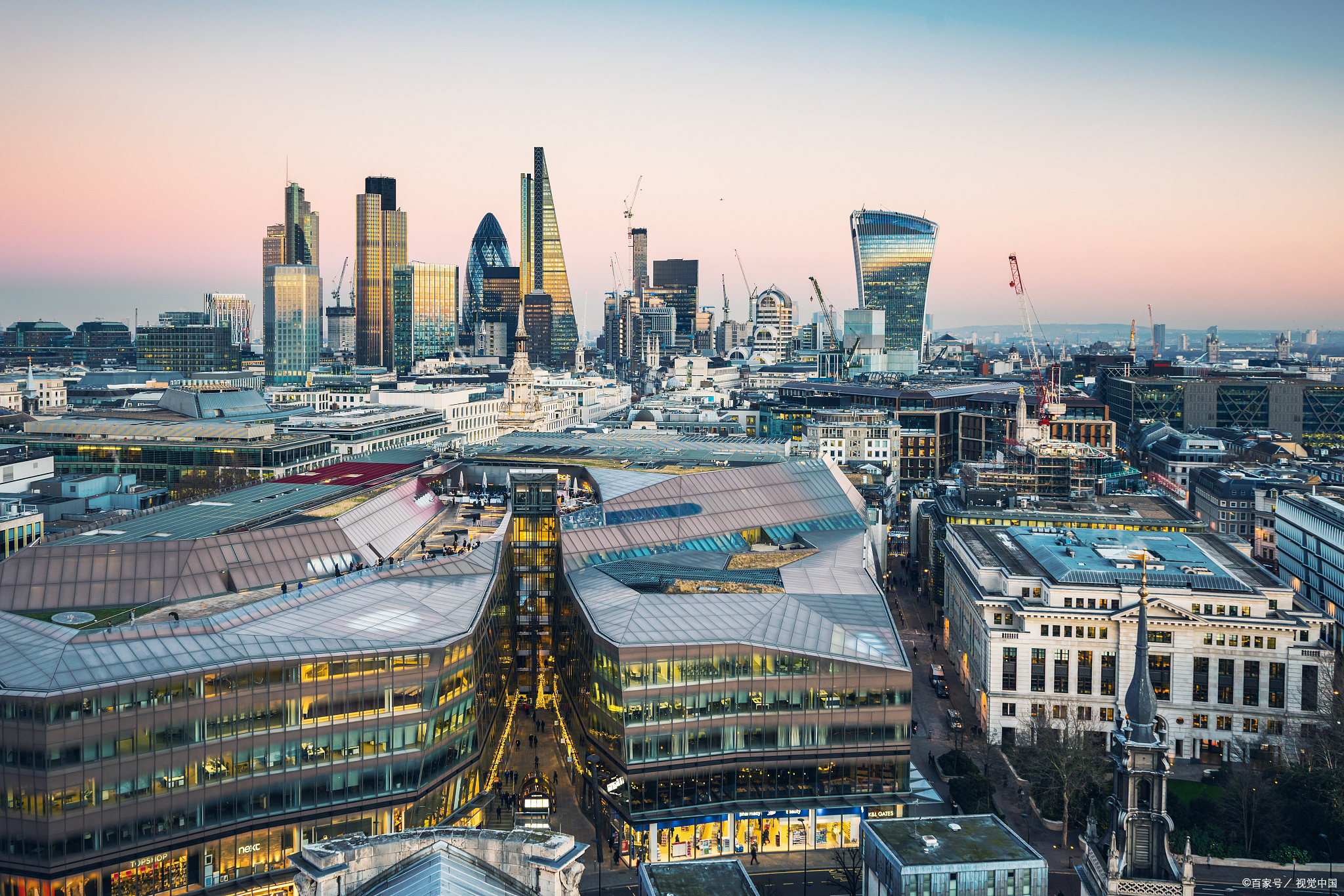 城市图片美国俾斯麦市德国发达高楼大厦欧洲经济区德国经济发达