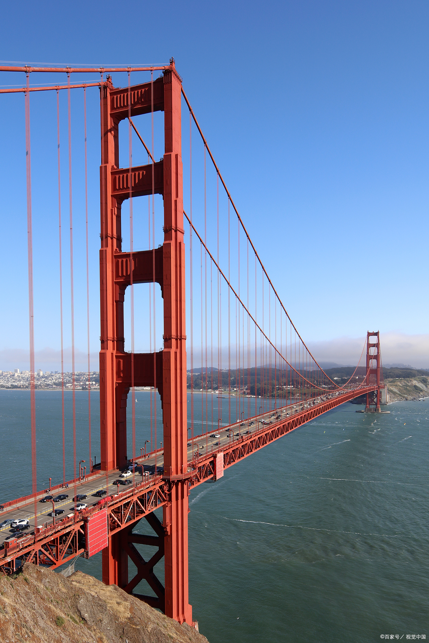 走遍美国# 金门大桥是旧金山的标志性建筑,也是世界上最著名的桥林