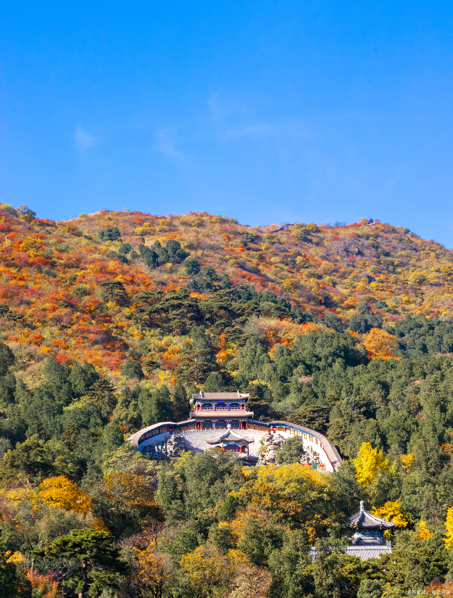 香山景色独特,四季宜人