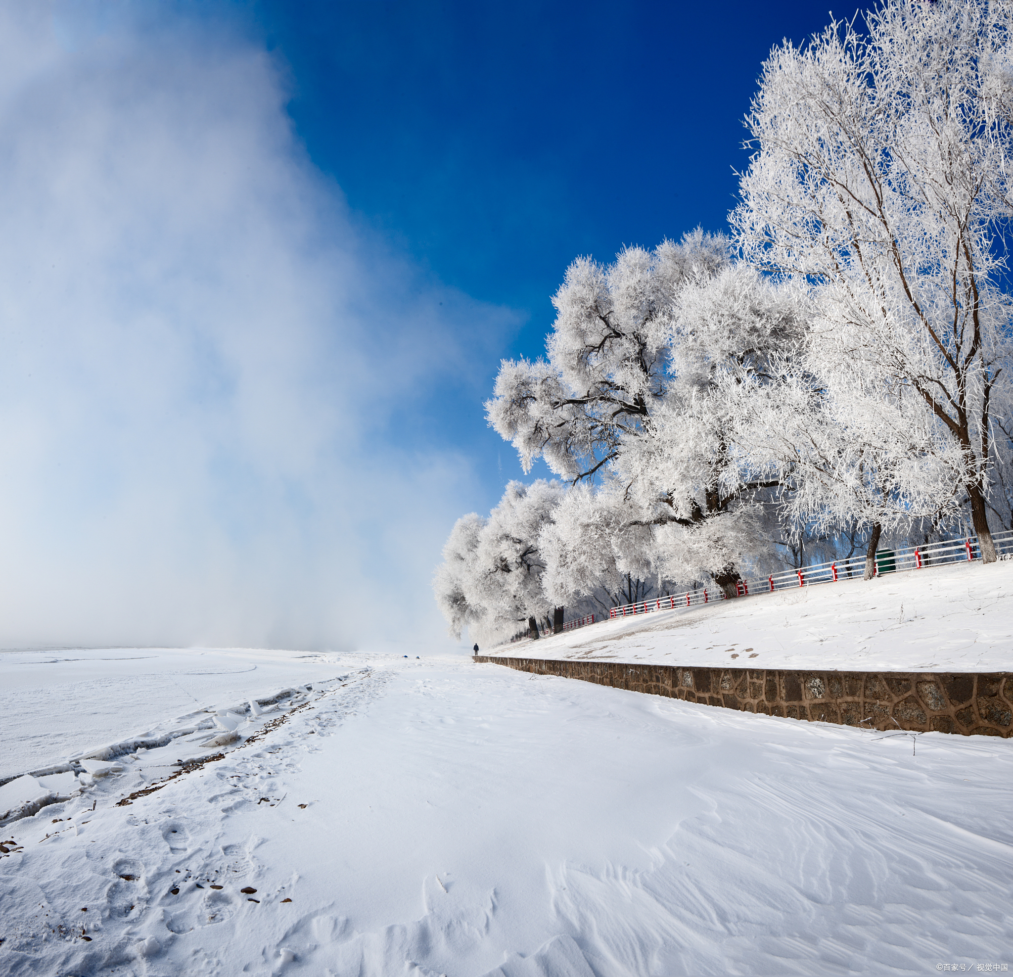 吉林雾凇图片 雪景图片