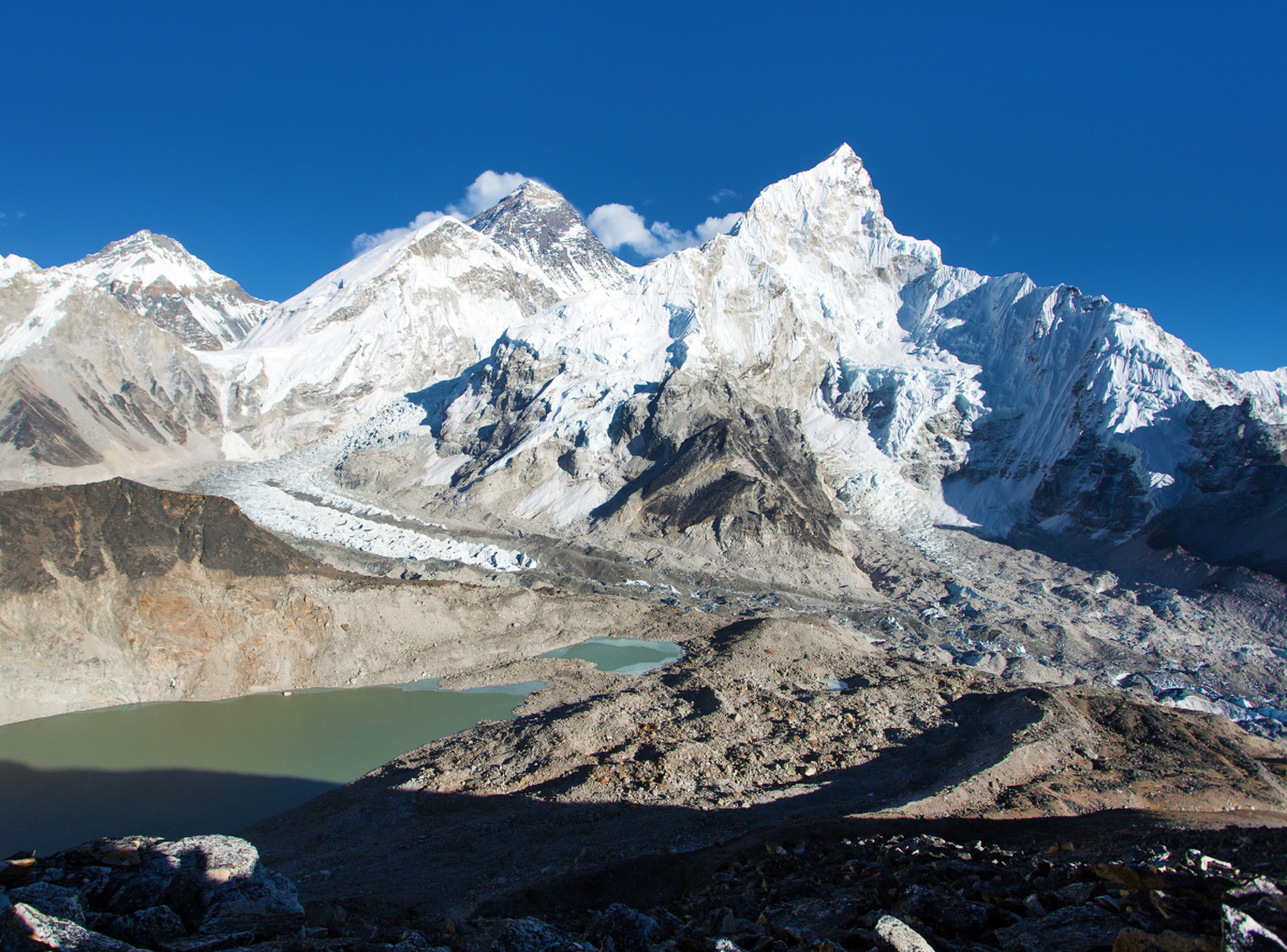 珠穆朗玛峰美景图图片