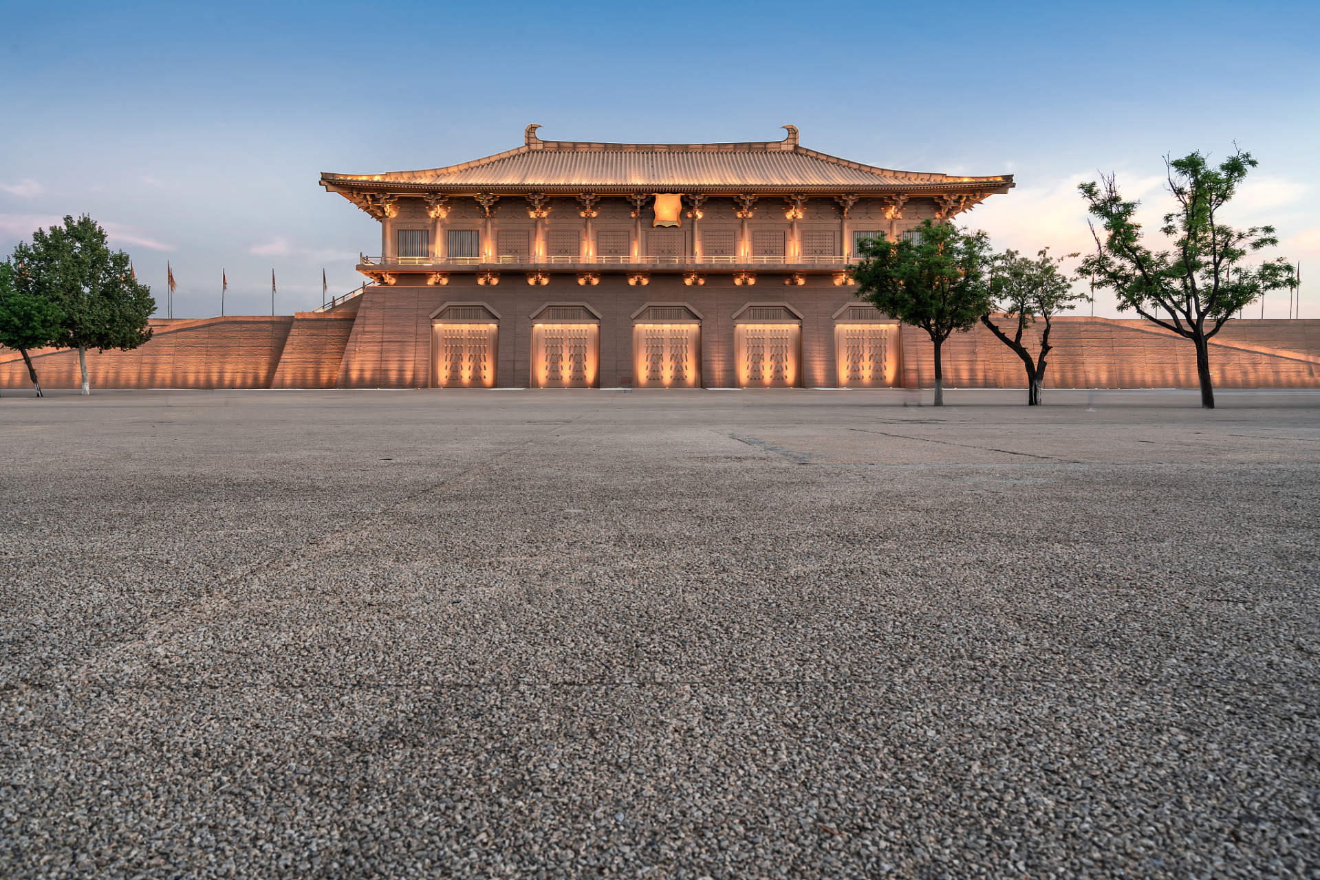 这一站就出发#大明宫是唐帝国最宏伟壮丽的宫殿建筑群,也是当时世界