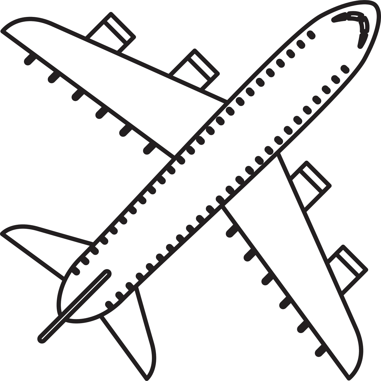 飞机简笔画以其独特的魅力和意义吸引着许多人,它代表着科技的进步和