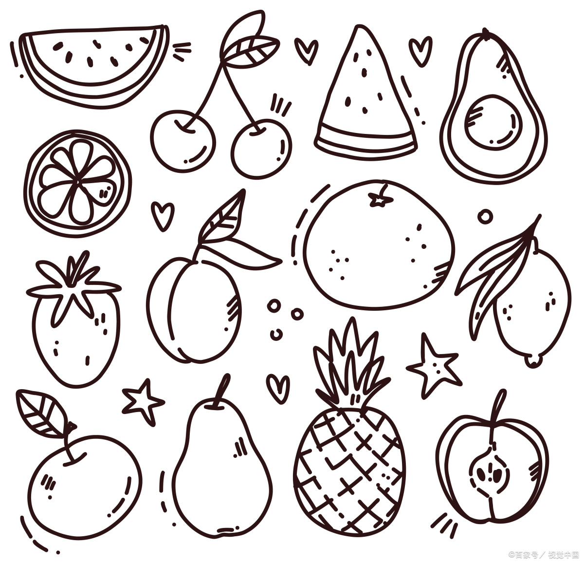 嘿,朋友!你是不是对水果简笔画感到有点迷茫,不知道从何下手呢?
