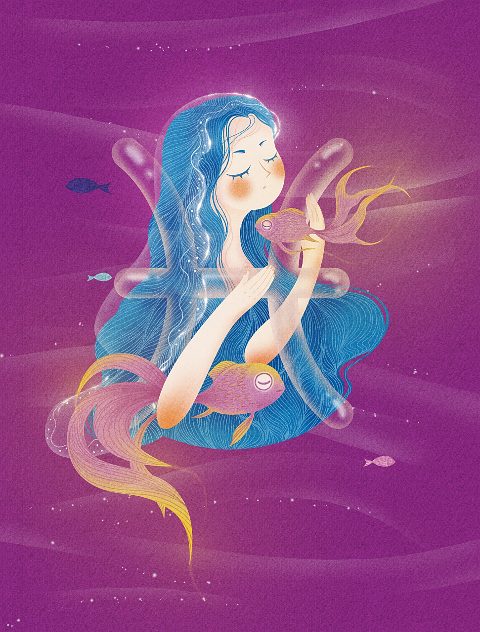 双鱼座●从星座认识女孩的恋爱观:  双鱼座的女性温和,亲切及悠善