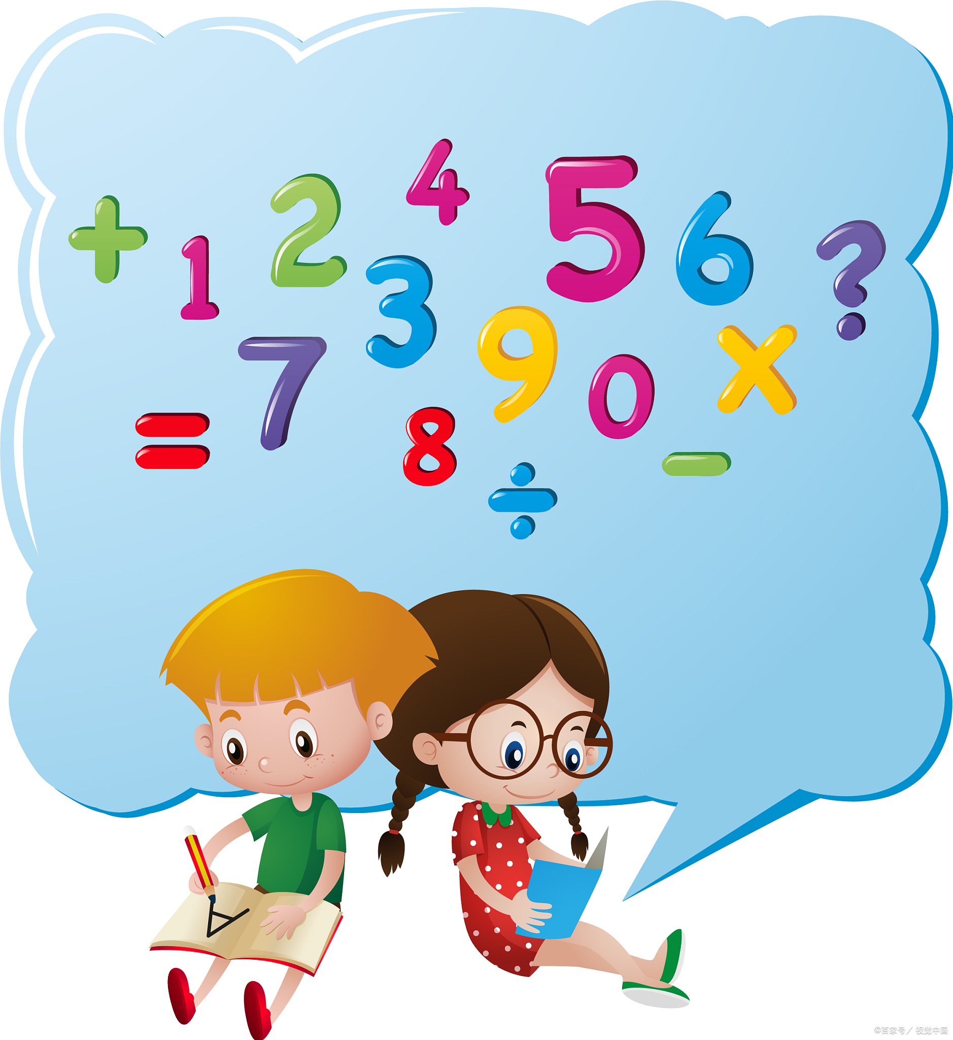 可以帮助我们梳理所学的知识,将其系统化,条理化,数学图片数学卡通