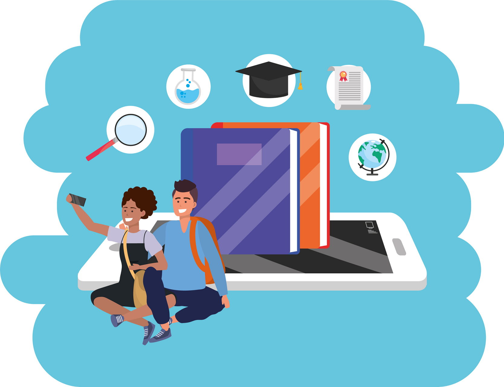 它与传统的面对面教育方式不同,可以在任何时间,任何地点进行学习