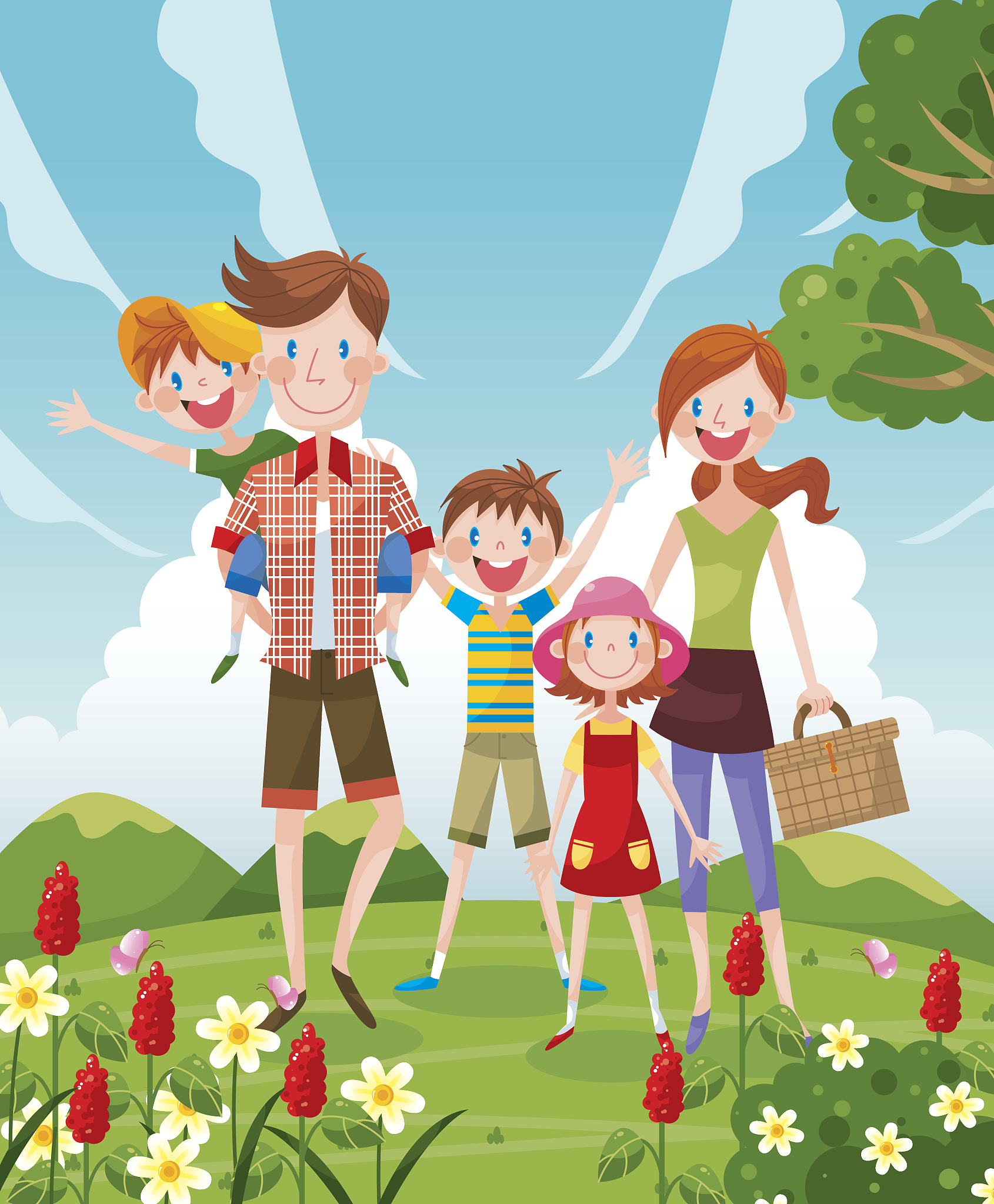 想想看,平时忙碌的生活,能有个长假出去走走,陪陪家人,不是挺幸福的