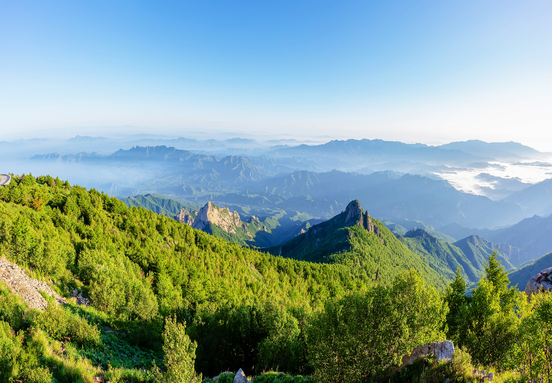 夏日避暑好去处#夏日避暑胜地推荐:兴隆雾灵山!