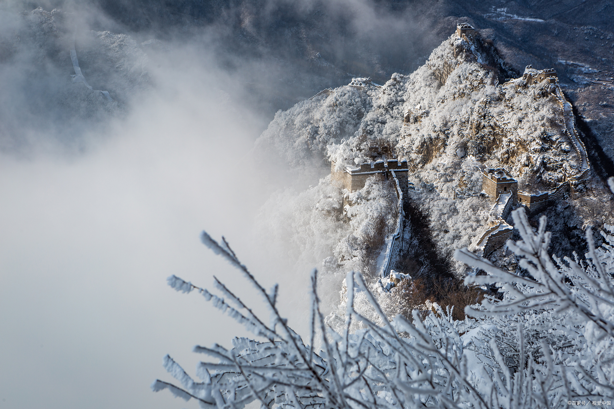 冬日浪漫:庐山的雪景之旅