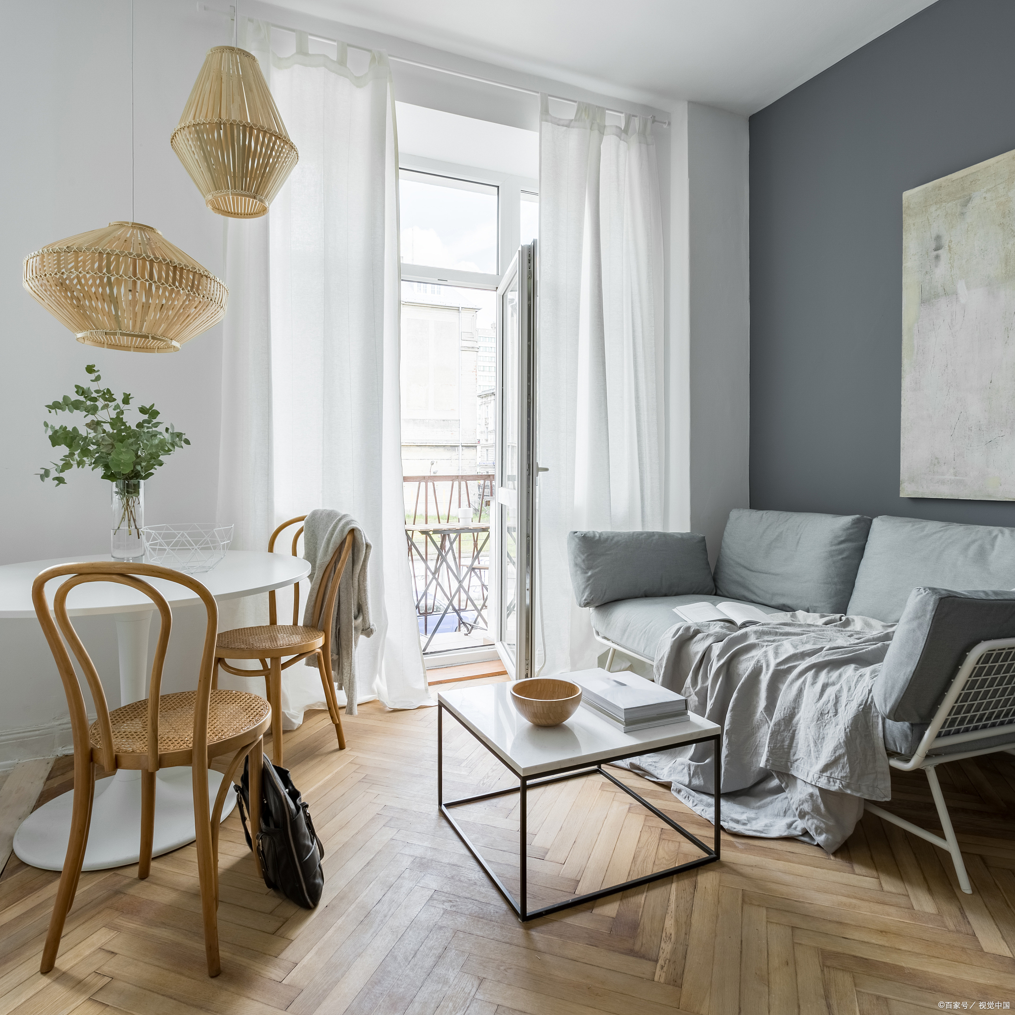 北欧风软装以自然,温馨,简洁,舒适为主题,注重材质的环保和质感.