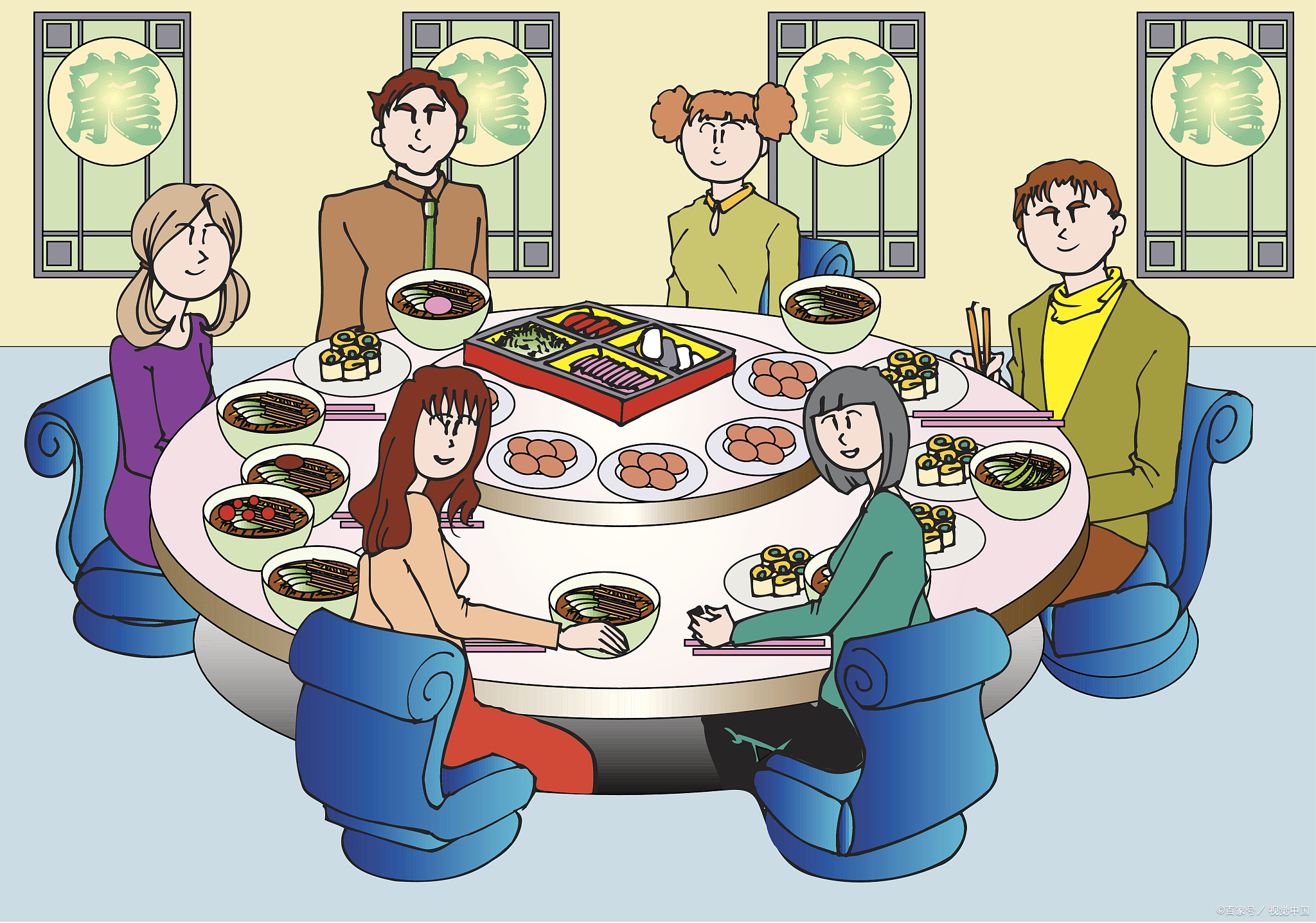 让我们一起来探讨一下吧!  南方的餐桌礼仪,简直就像一