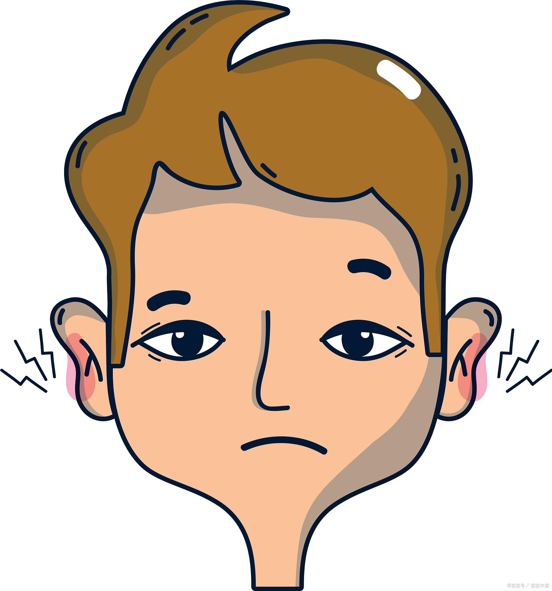 张口时疼痛加剧,且耳朵前方有压痛,可能耳朵不舒服的动漫图片耳朵卡通
