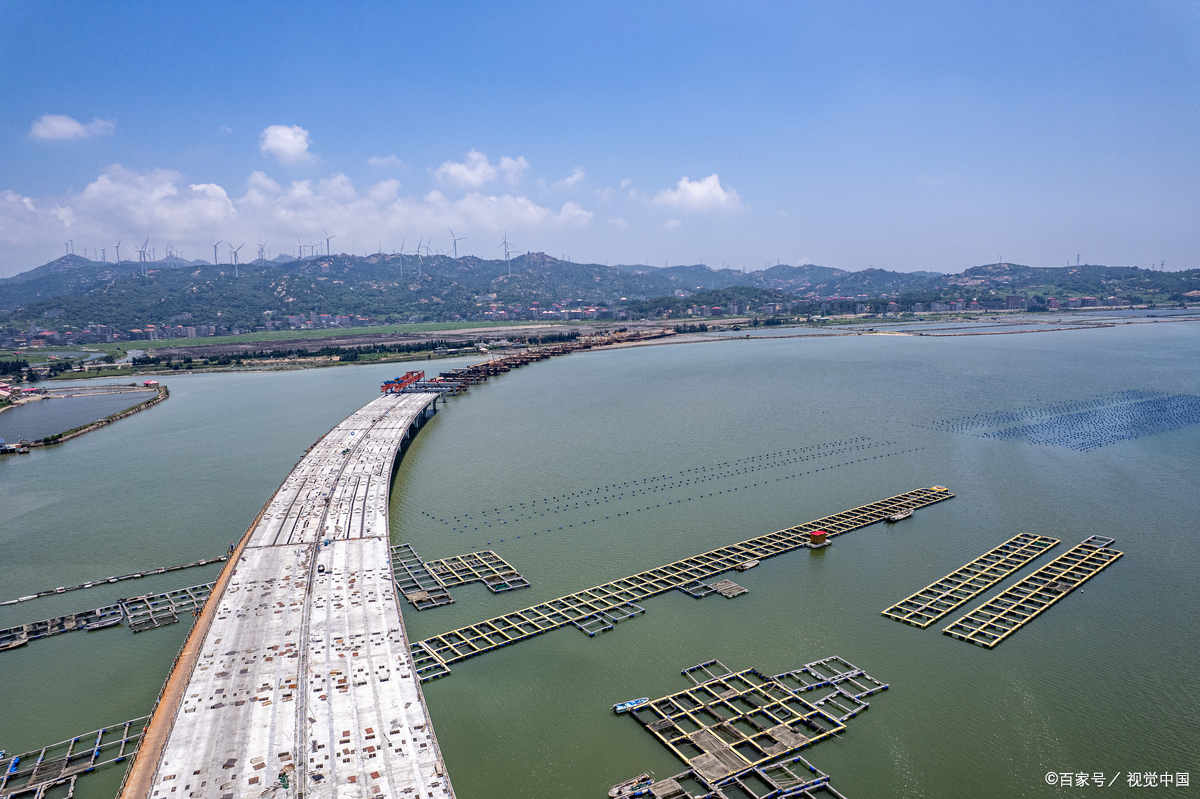 秋意正浓!台州玉环海山乡乐清湾大桥!