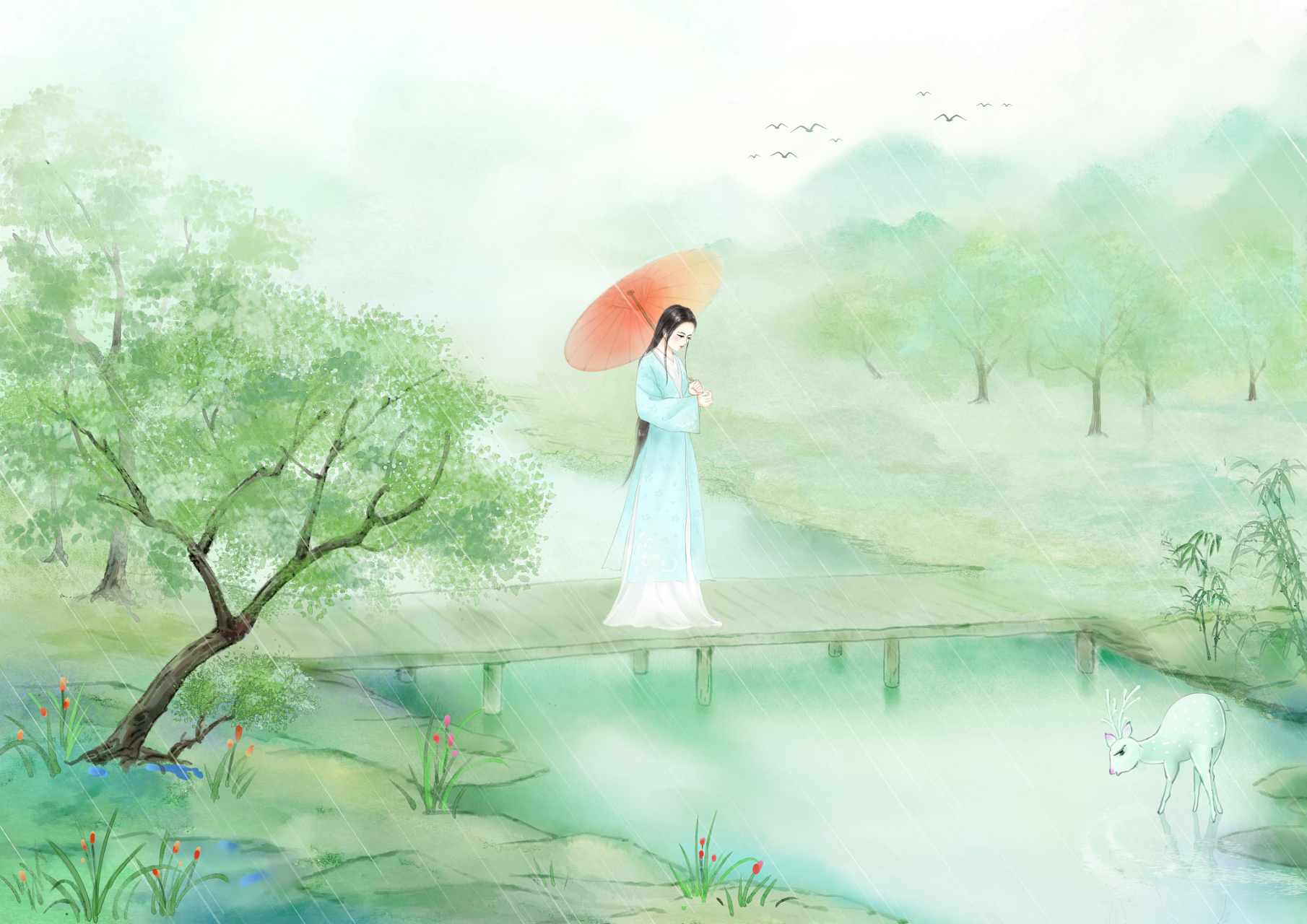 "世事一场大梦,人生几度秋凉.夜来风叶已鸣廊.看取眉头鬓上.