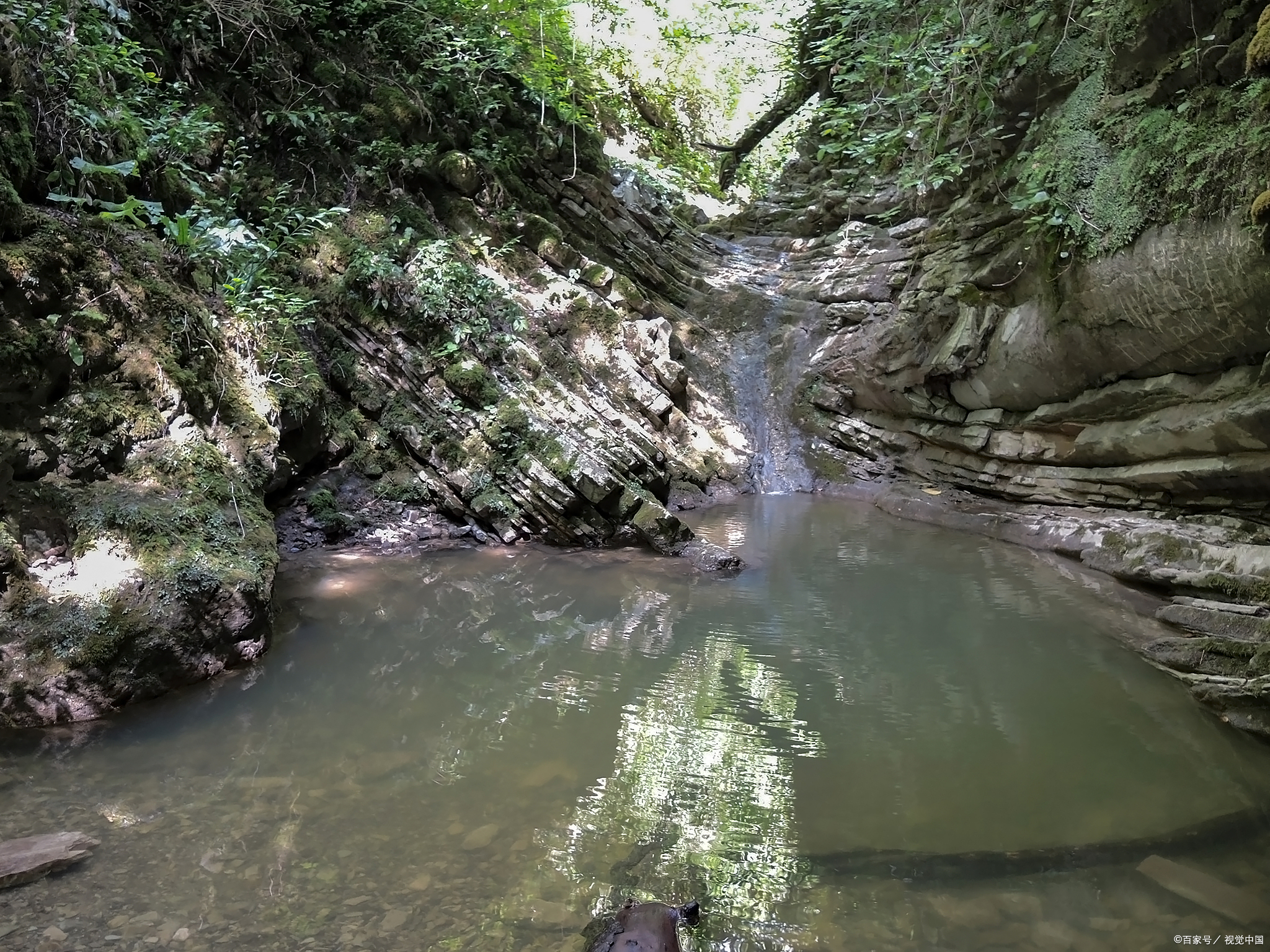 湖南省新邵县大新乡境内白水峡谷,是一处世外桃源
