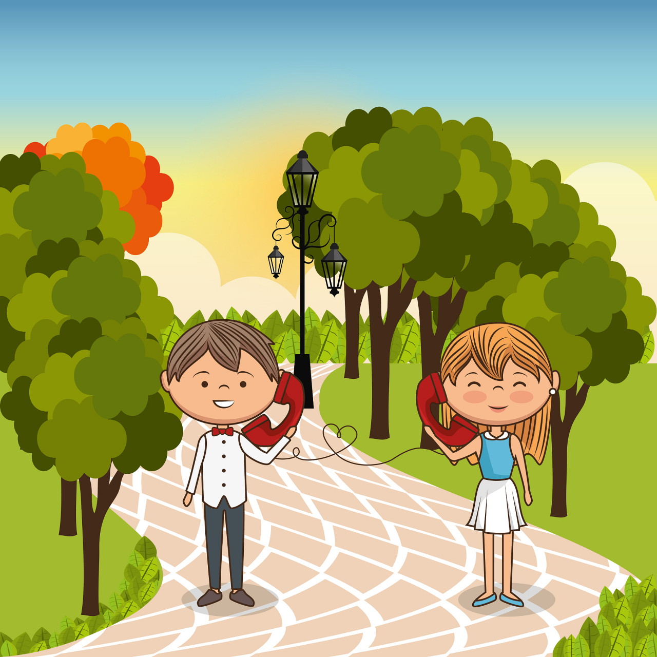 笑话# #搞笑#  有一天,小明和小红一起去公园散步,一路上和风丽日