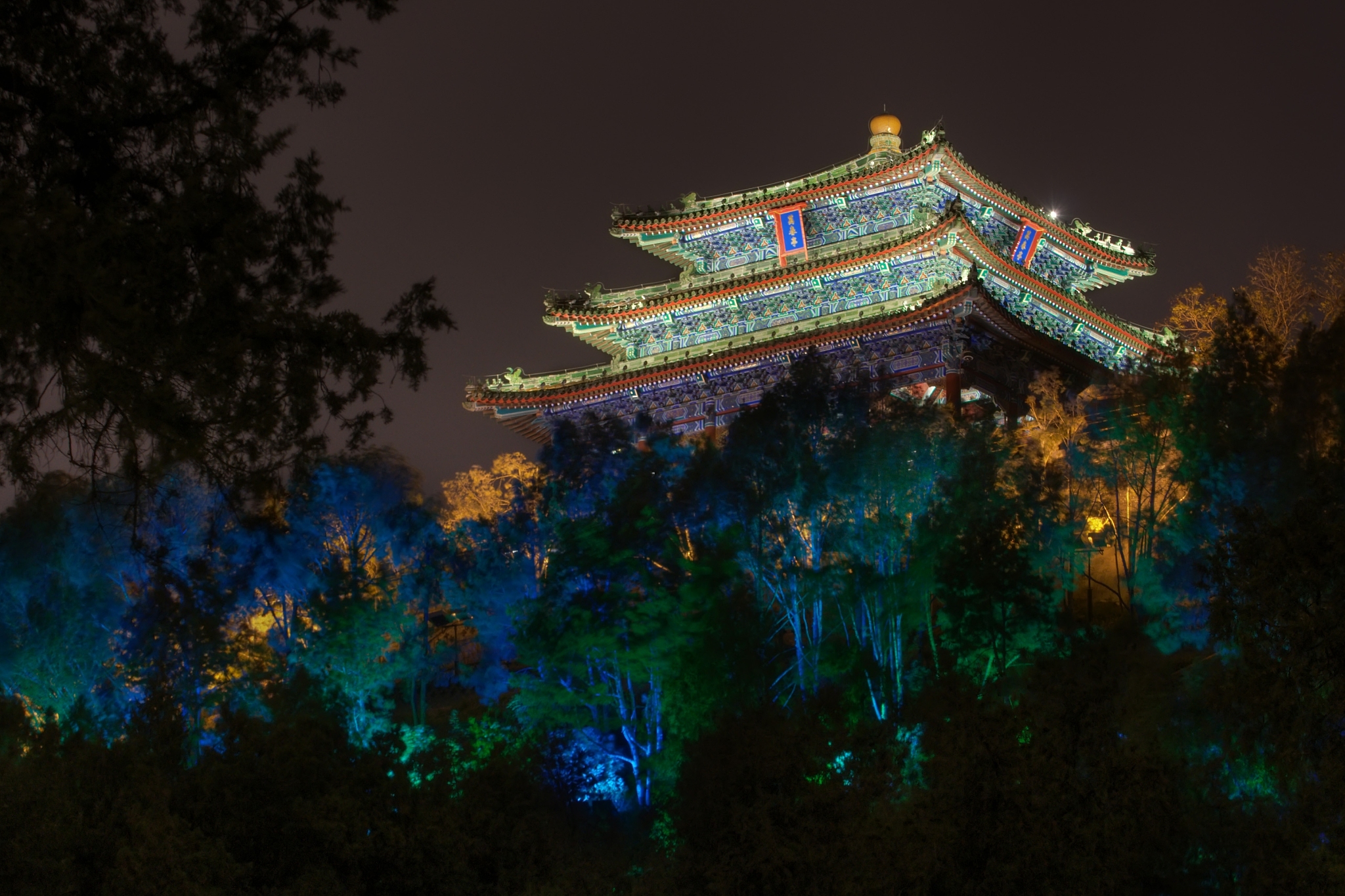 迷人的夜景 三年级图片