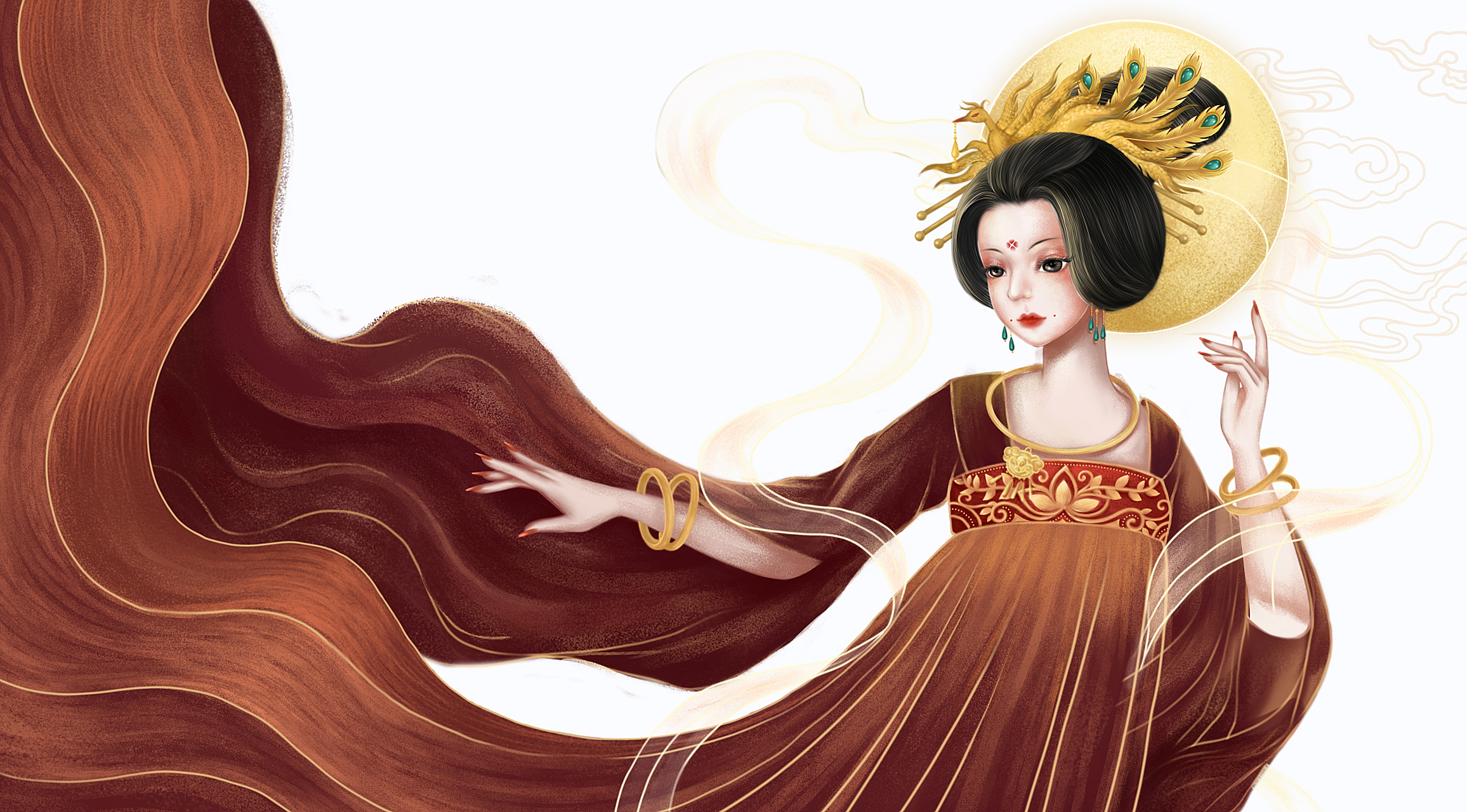 杨玉环,这位唐朝时期的绝世美女,以其独特的魅力和优雅而闻名于世