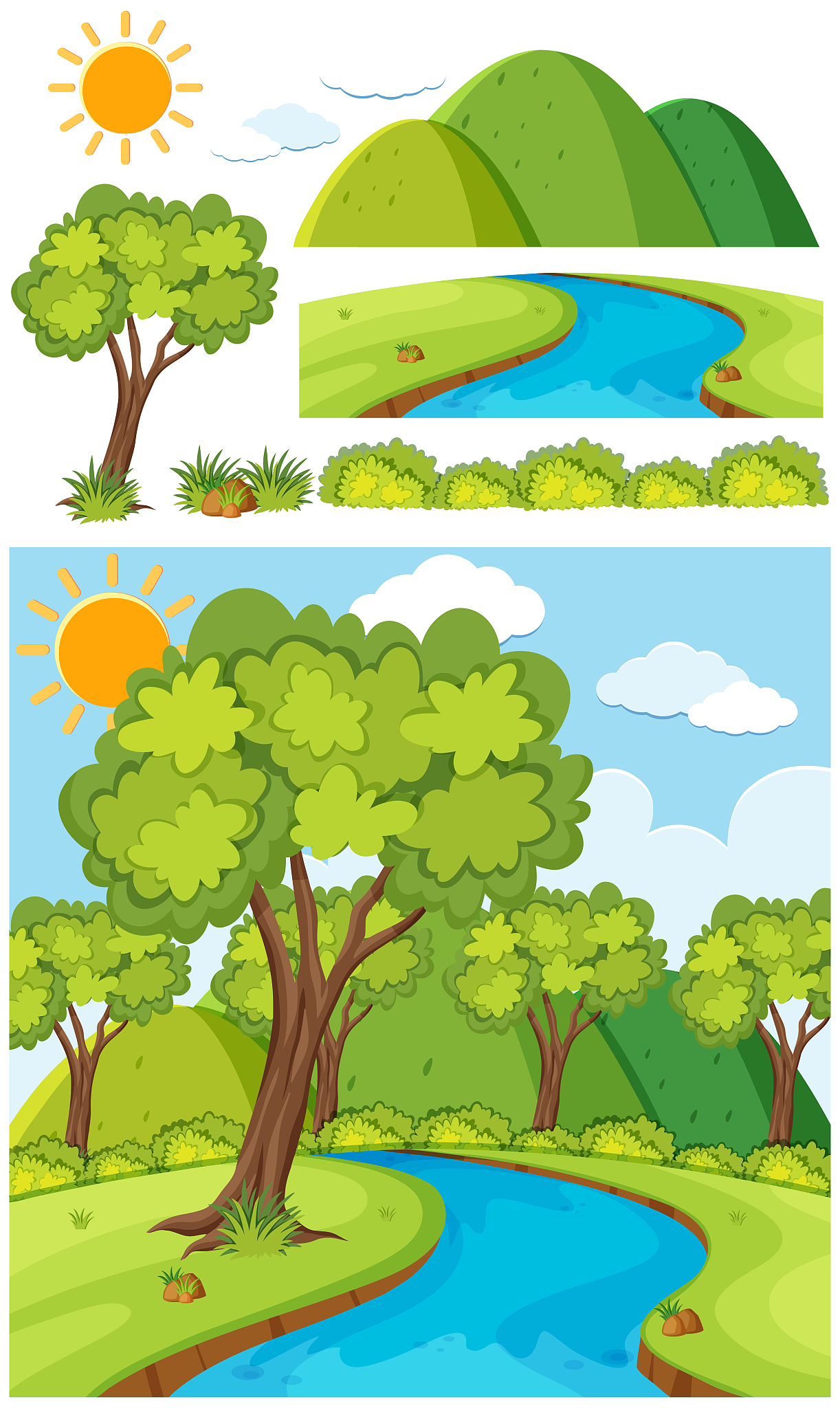 上联:轻风吹绿柳 下联:清雨洗红莲 上联:诗写梅花