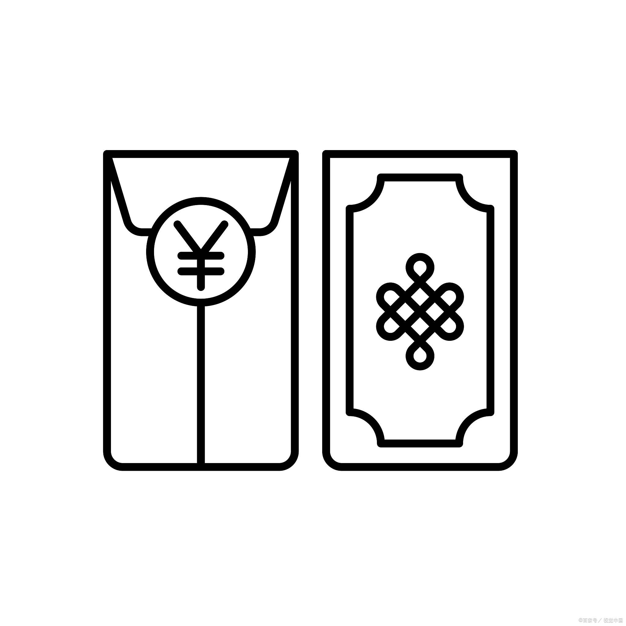 红包简笔画怎样画:用色彩和线条绘好运,手把手教你画红包简笔画