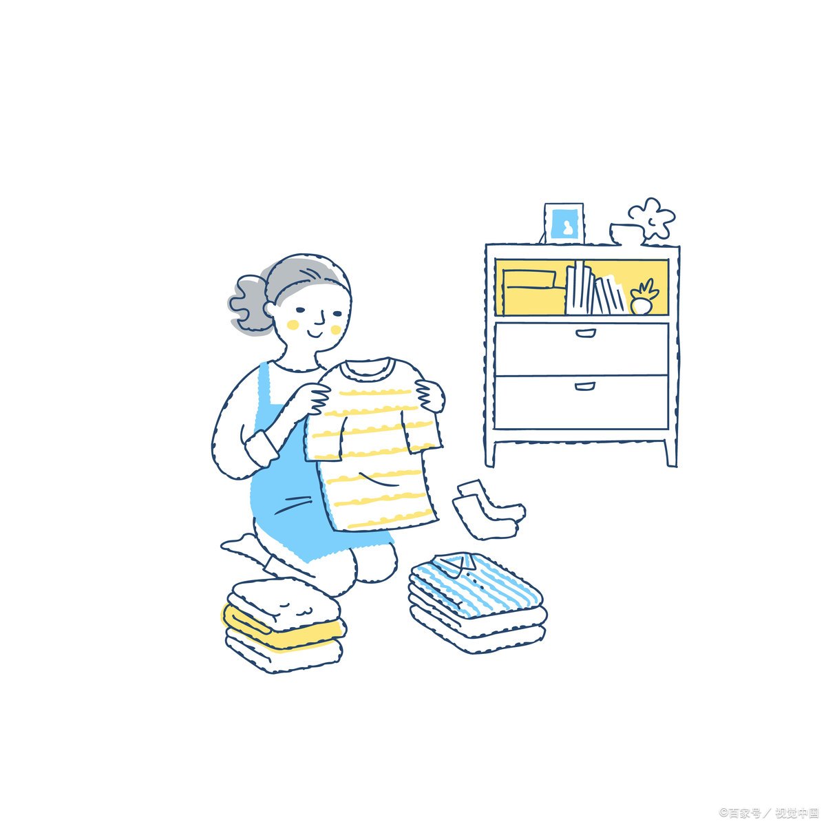 叠衣服(三年级乙日记)