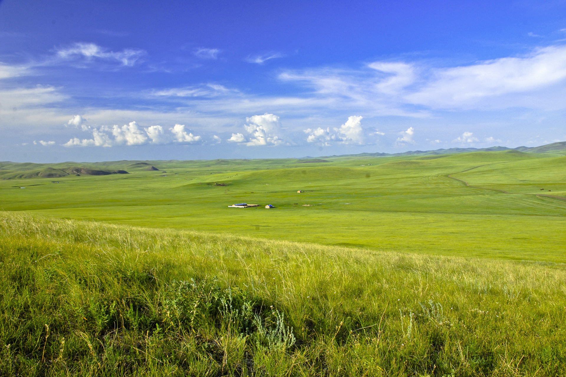 那拉提草原,位于新疆伊犁河谷东端,是一片广袤而美丽的草原.