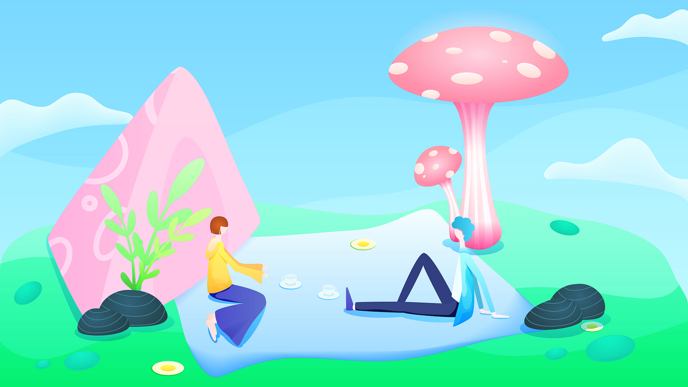 等待着你那温柔的笑容, 等待着你那柔软的怀抱, 等待着你那温暖的陪伴