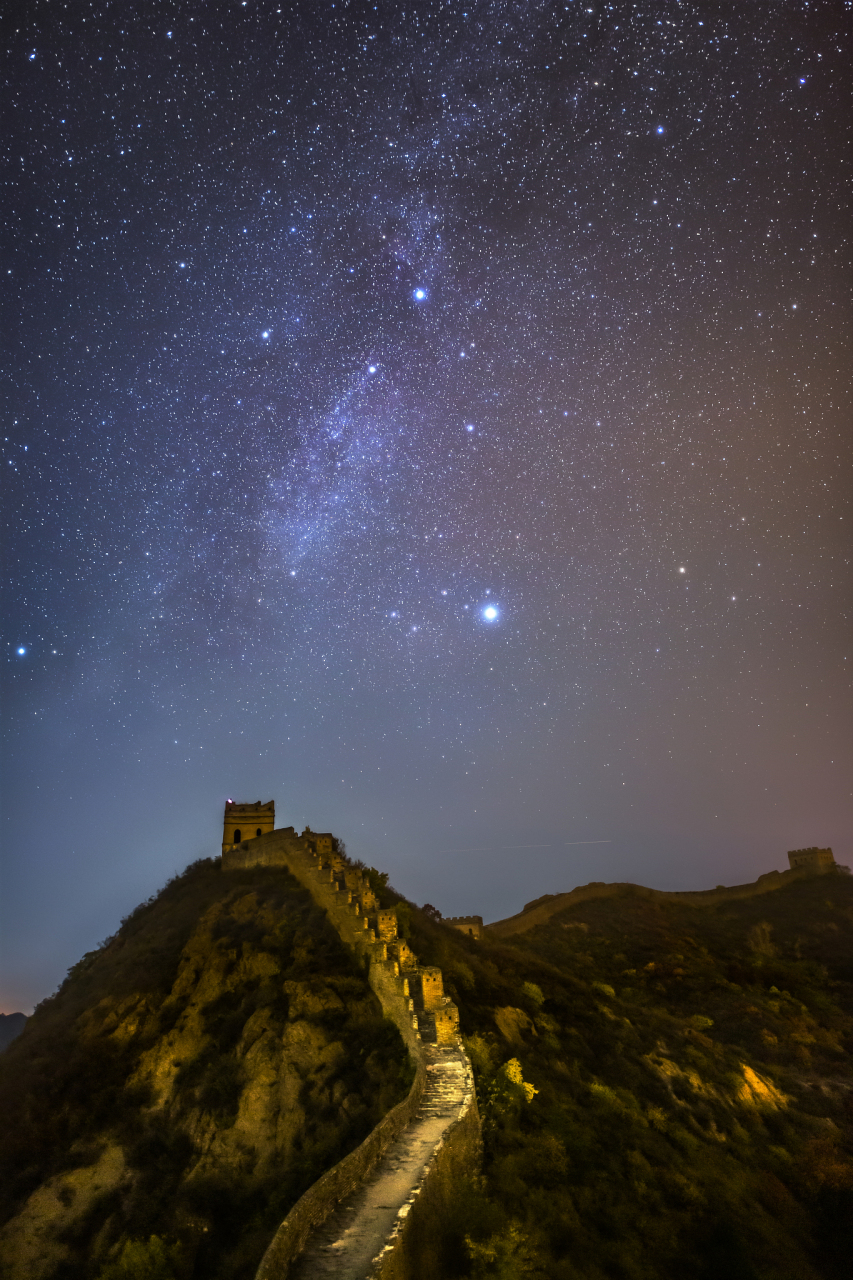 最美星空图片最真实的图片