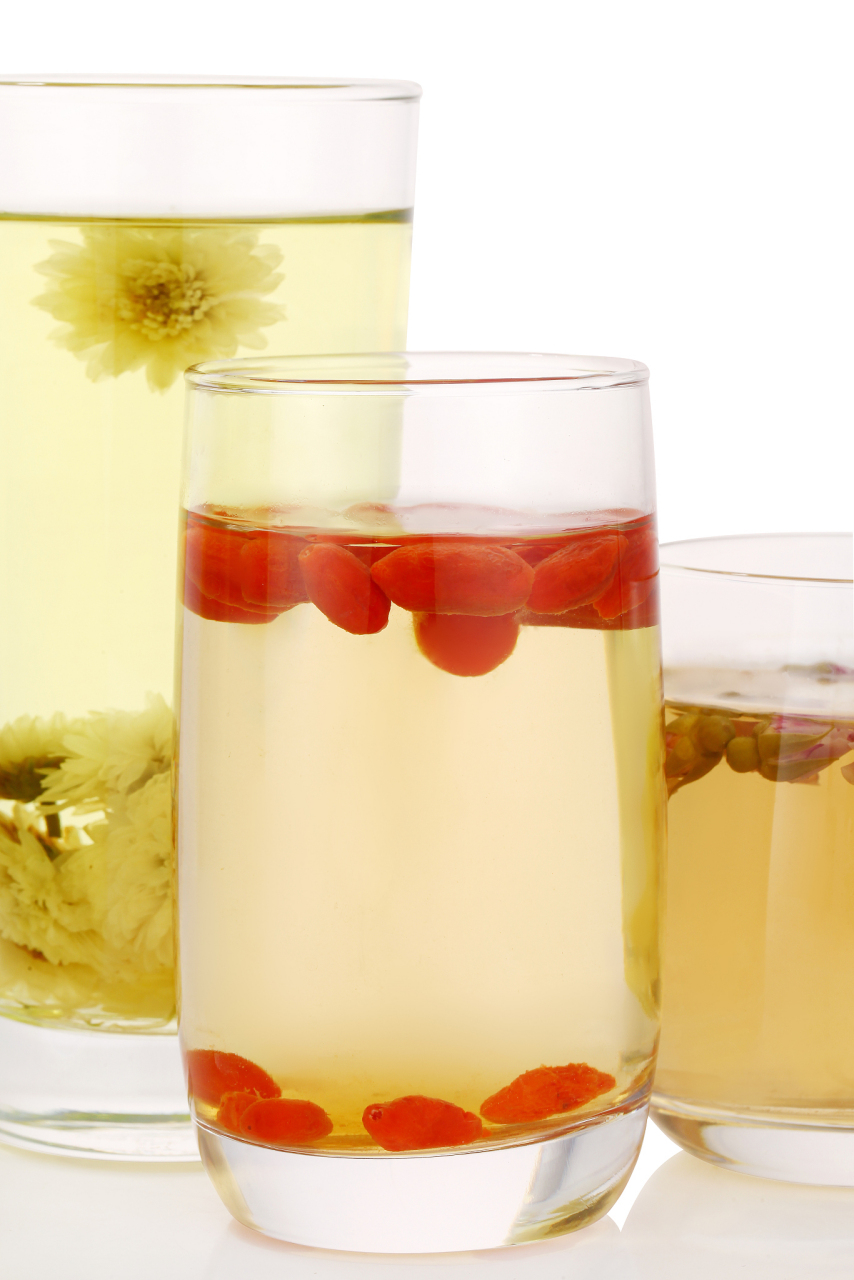 枸杞绿茶有养肝,明目的功效.