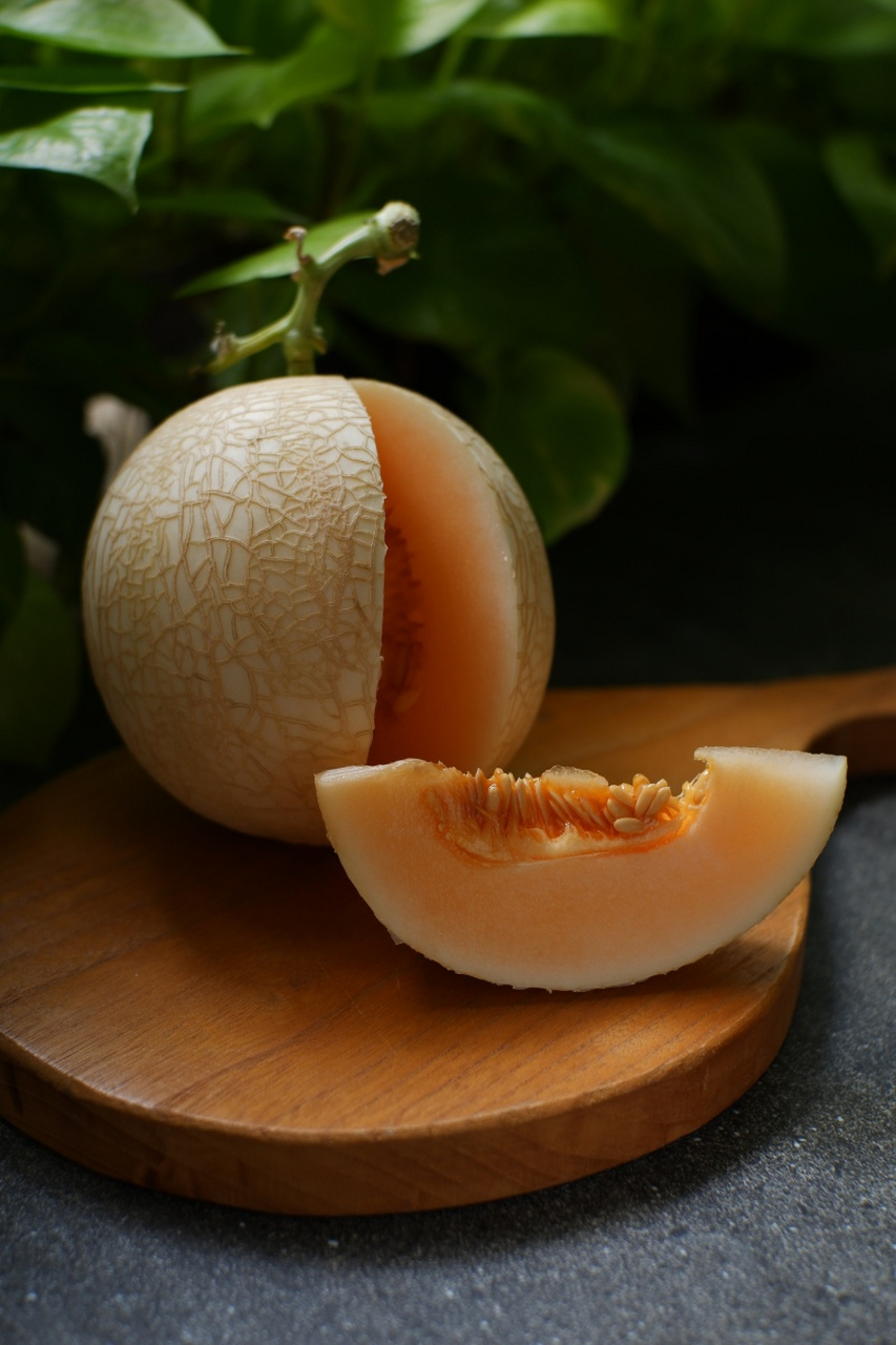 挑选哈密瓜要观察外观,闻味,听声和感受重量.