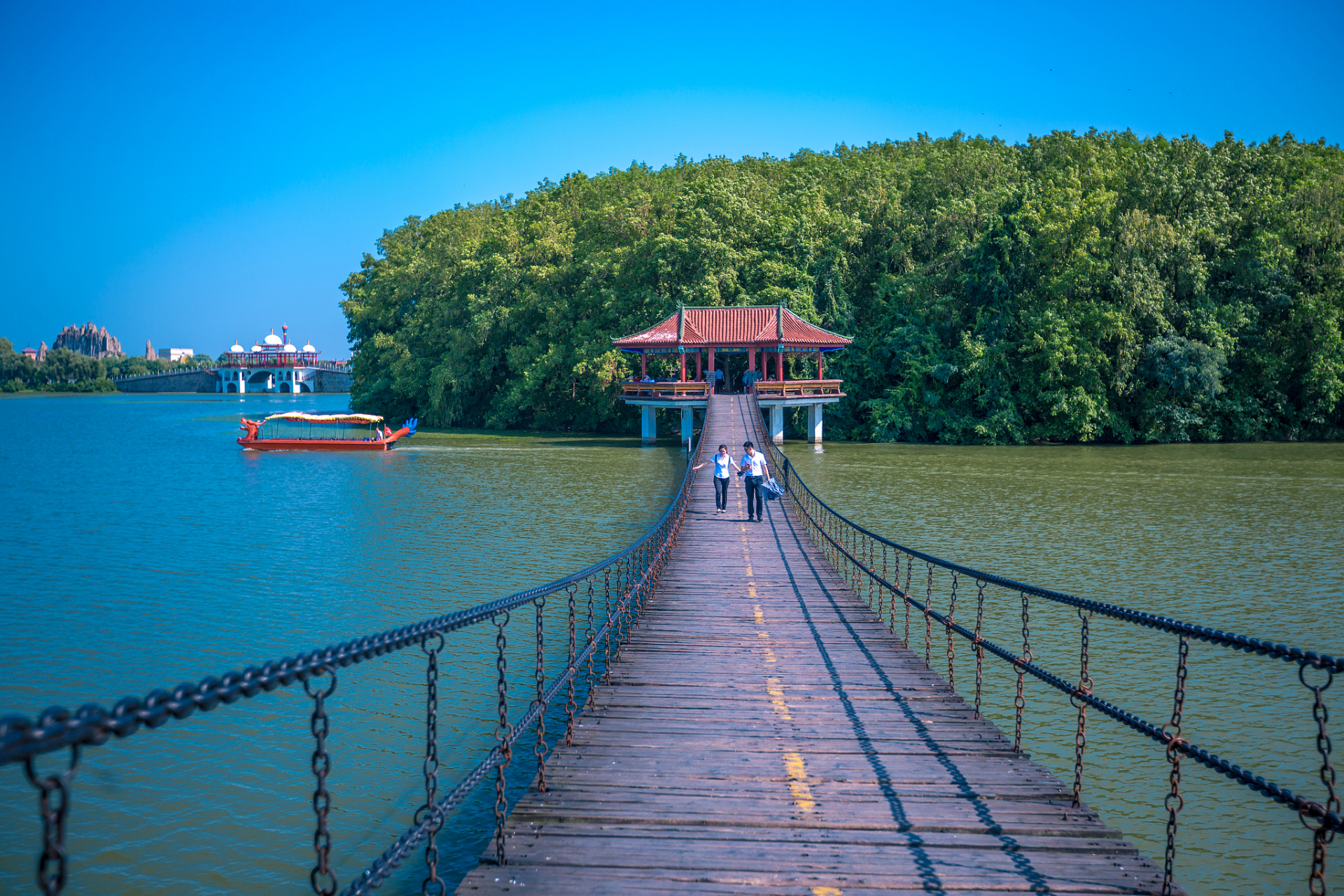 它,就是八里河景区.