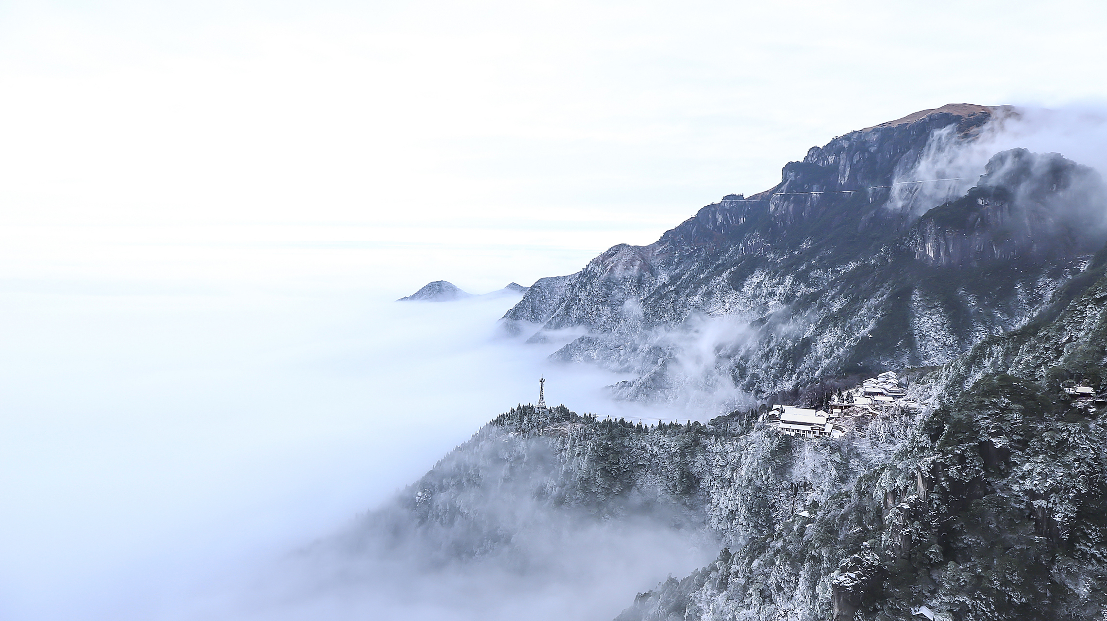 冬天才有的美景之五:雁荡山:冬日云海美景  雁荡山位于中国浙江省温州