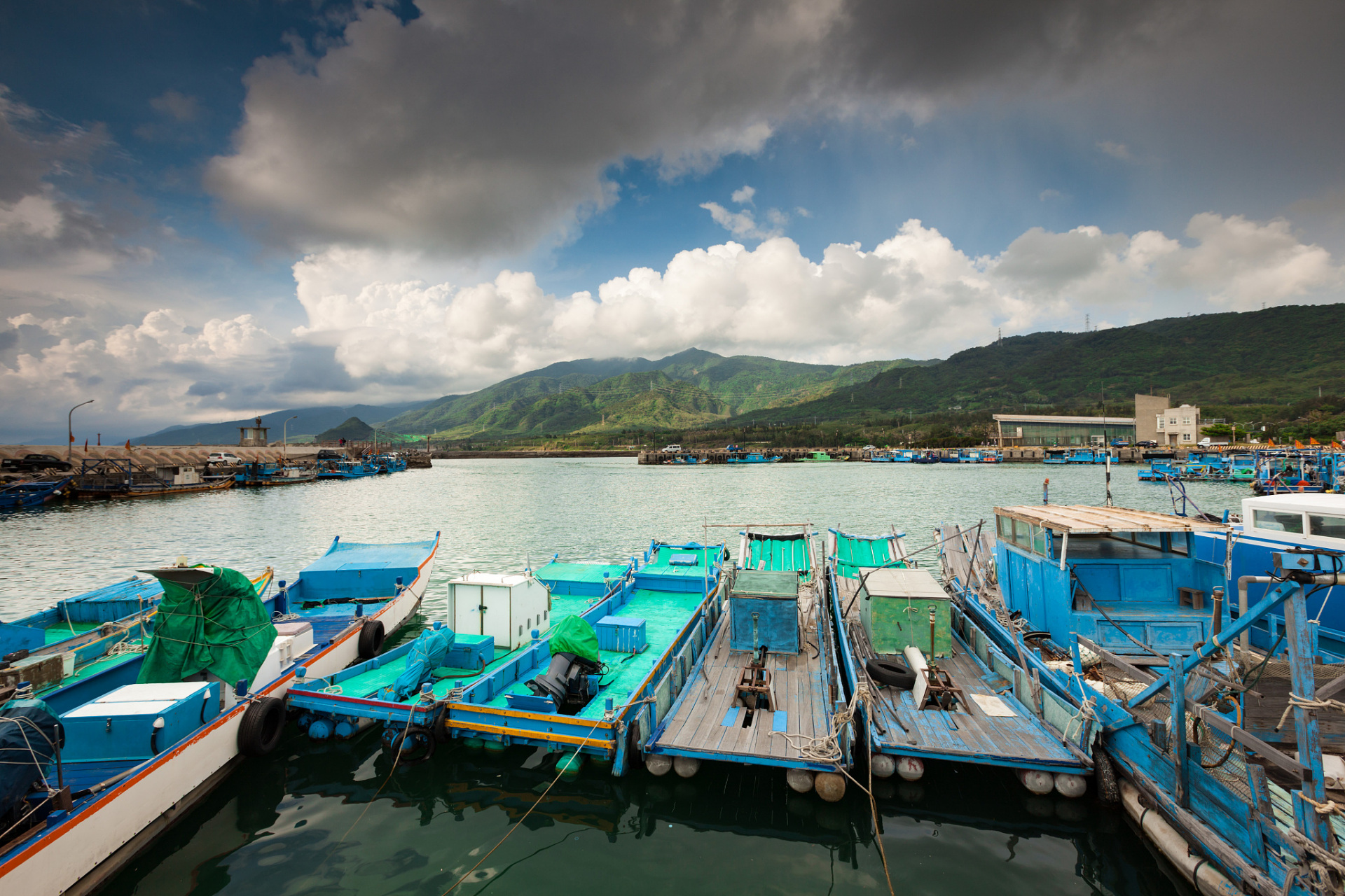 海南西岛渔村照片图片