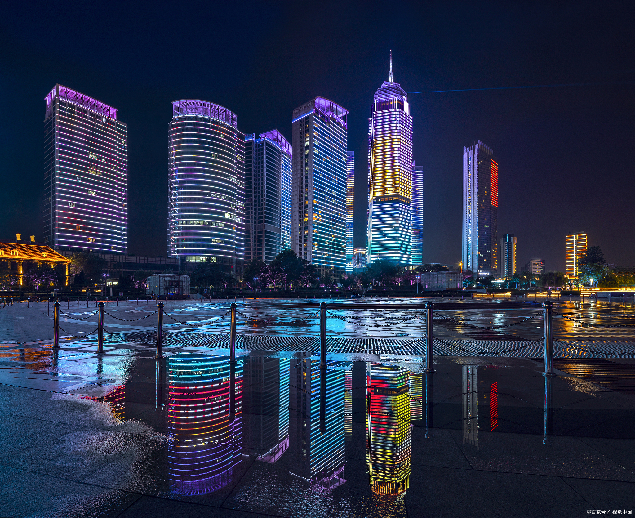 三亚天涯海角夜景图片