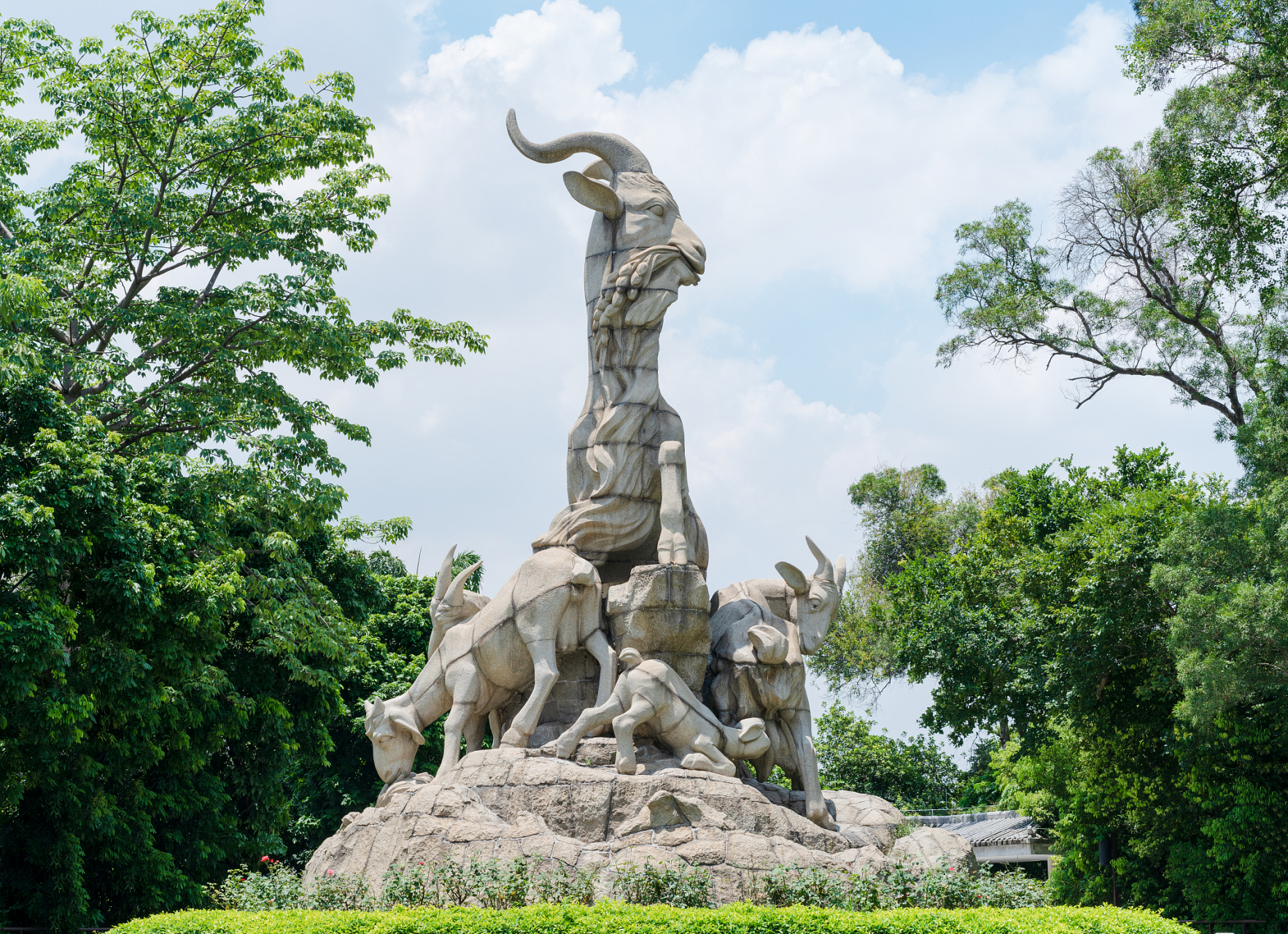 广州五羊雕像的传说图片