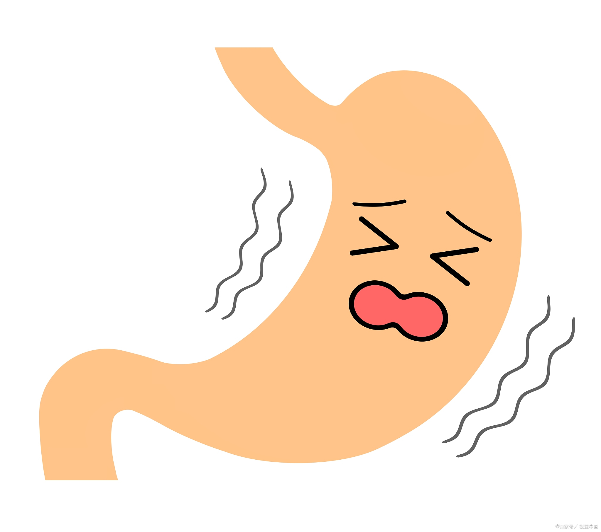 想靠喝热水来缓解胃痛,难于用言辞来表达我惊讶