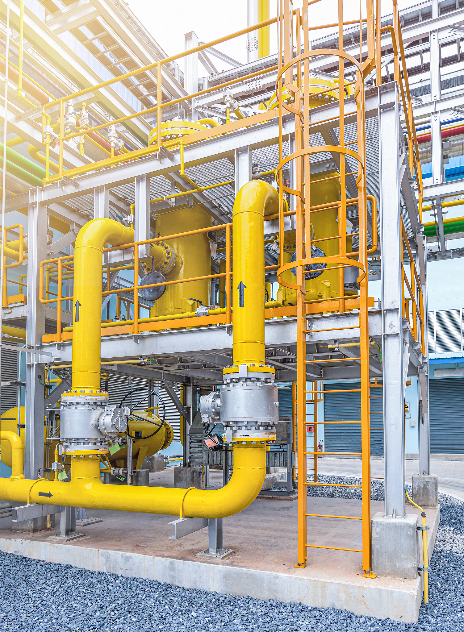 西气东输四线的投产更是天然气压力能工业模块管道布置纺织业蒸汽管网