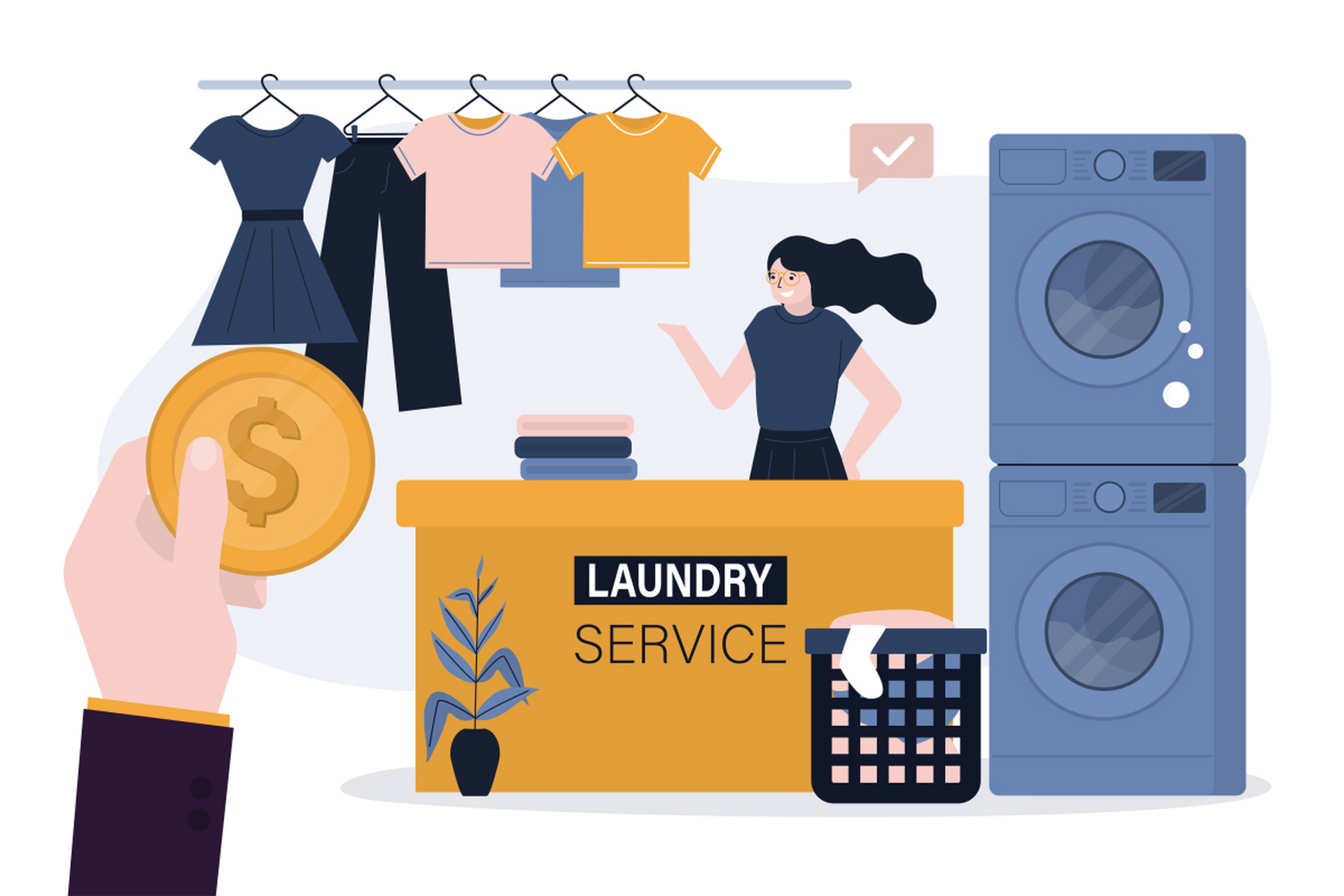 干洗店会根据衣物材质,洗涤指示和客户需求进行相应处理,确保高质量