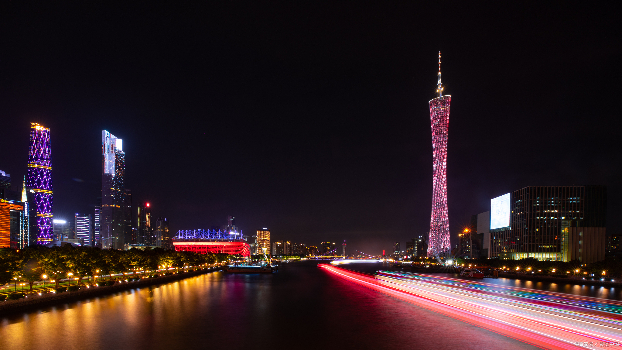 广州塔夜景 壁纸图片