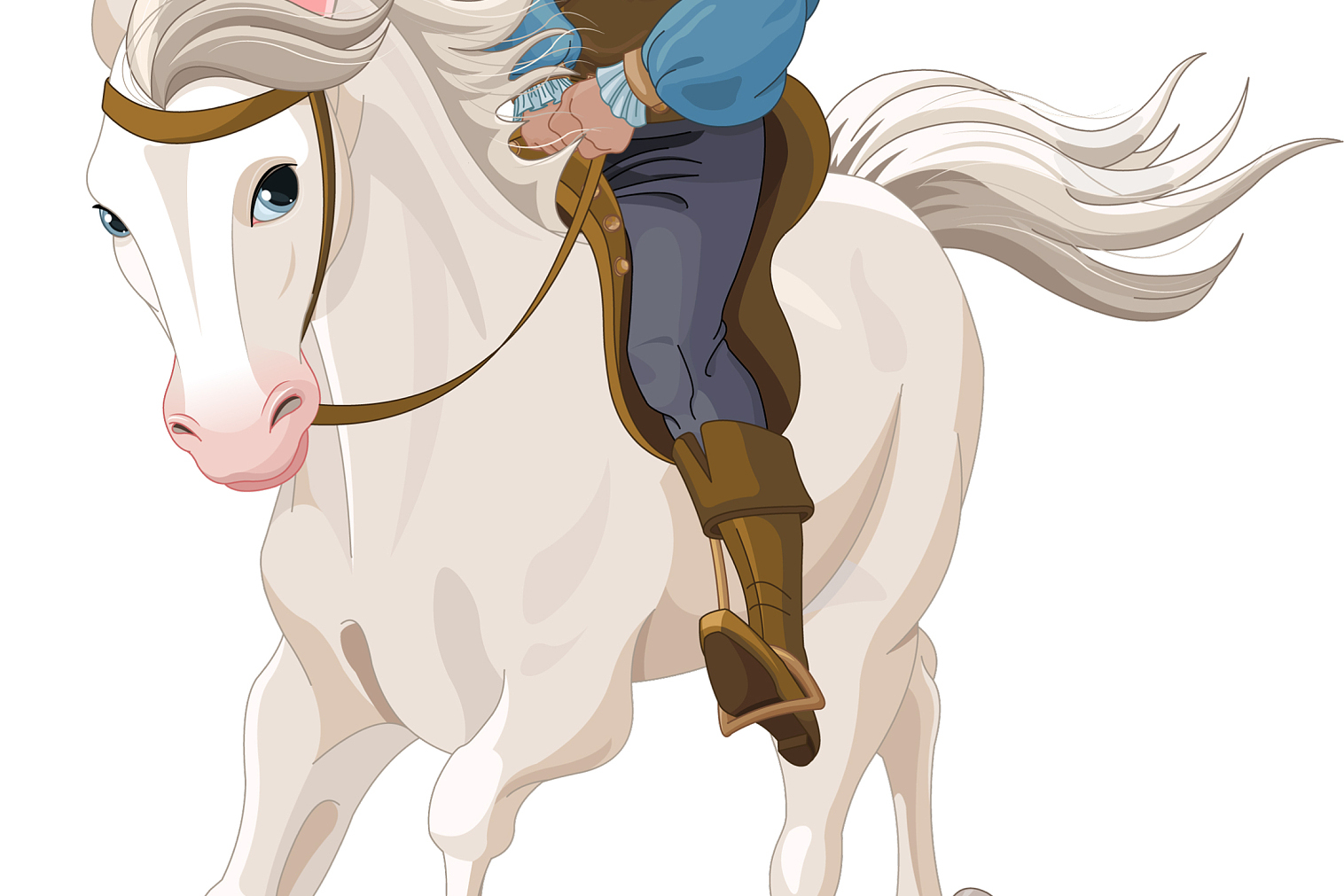 图片英俊的王子白马王子 卡通灰姑娘和王子骑马图片王子动画动画形象