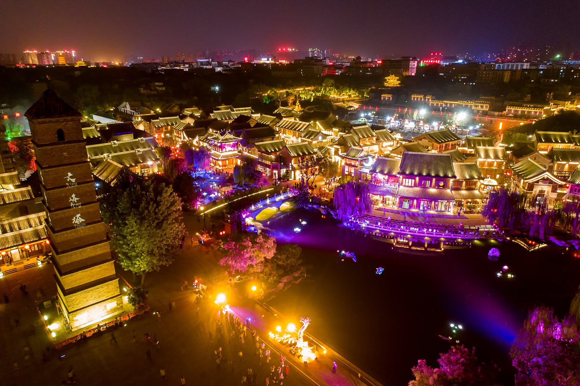 洛阳篇  哈喽,小伙伴们,今天要给大家分享的是洛阳的夜景攻略!