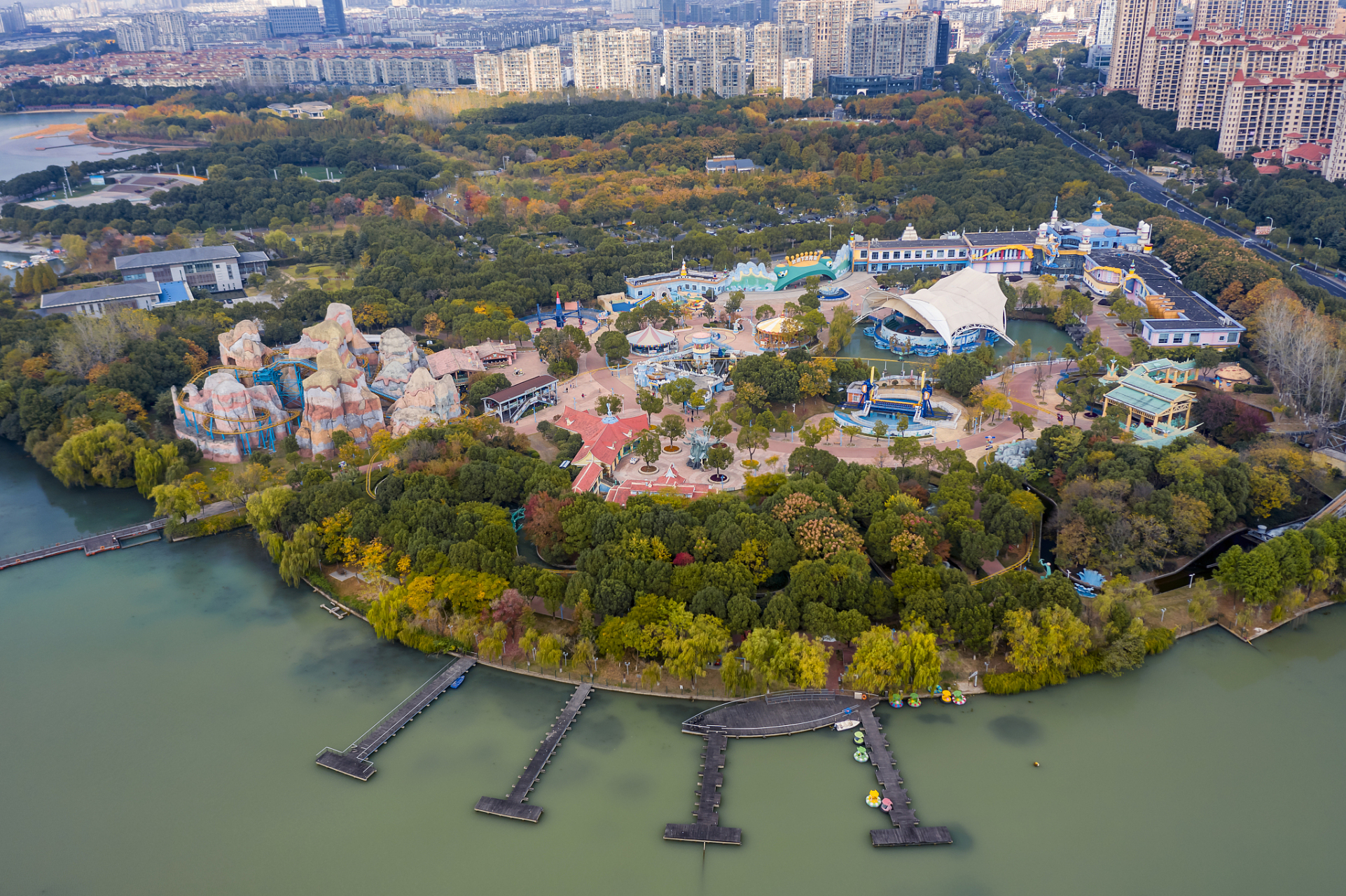 成都石象湖景区图片