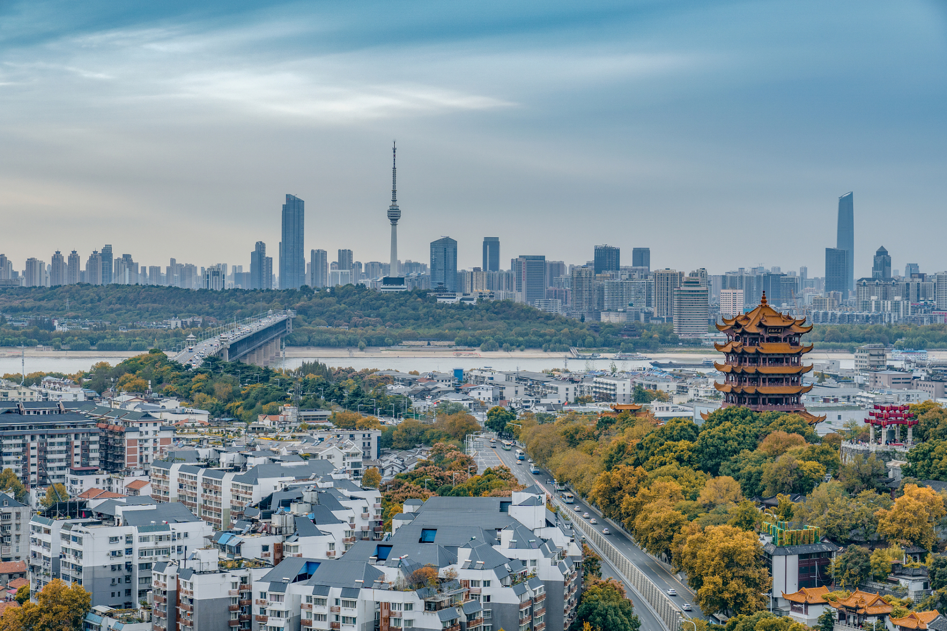 湖北城市风景图片