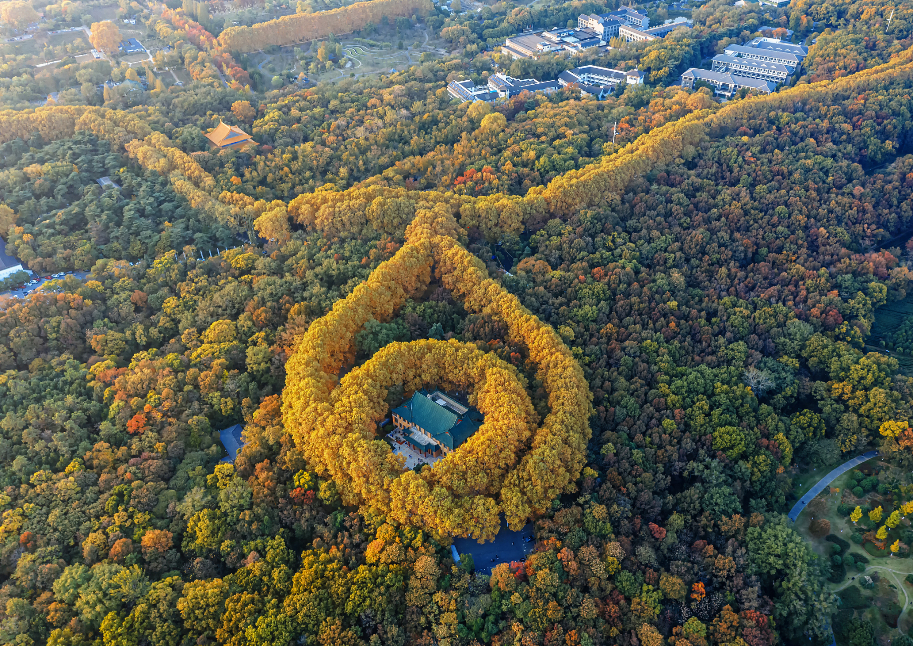 南京美龄宫:四季美景如画96 南京美龄宫,位于南京市玄武区钟山风景